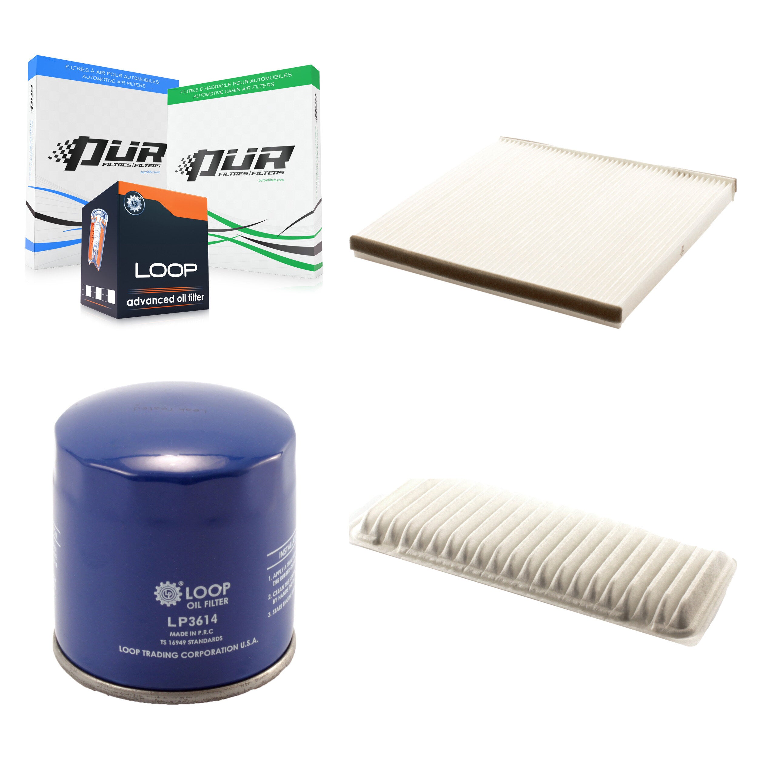 PUR KFM-100156 Cabin Air Filter for 2006-2008 Lexus RX400h