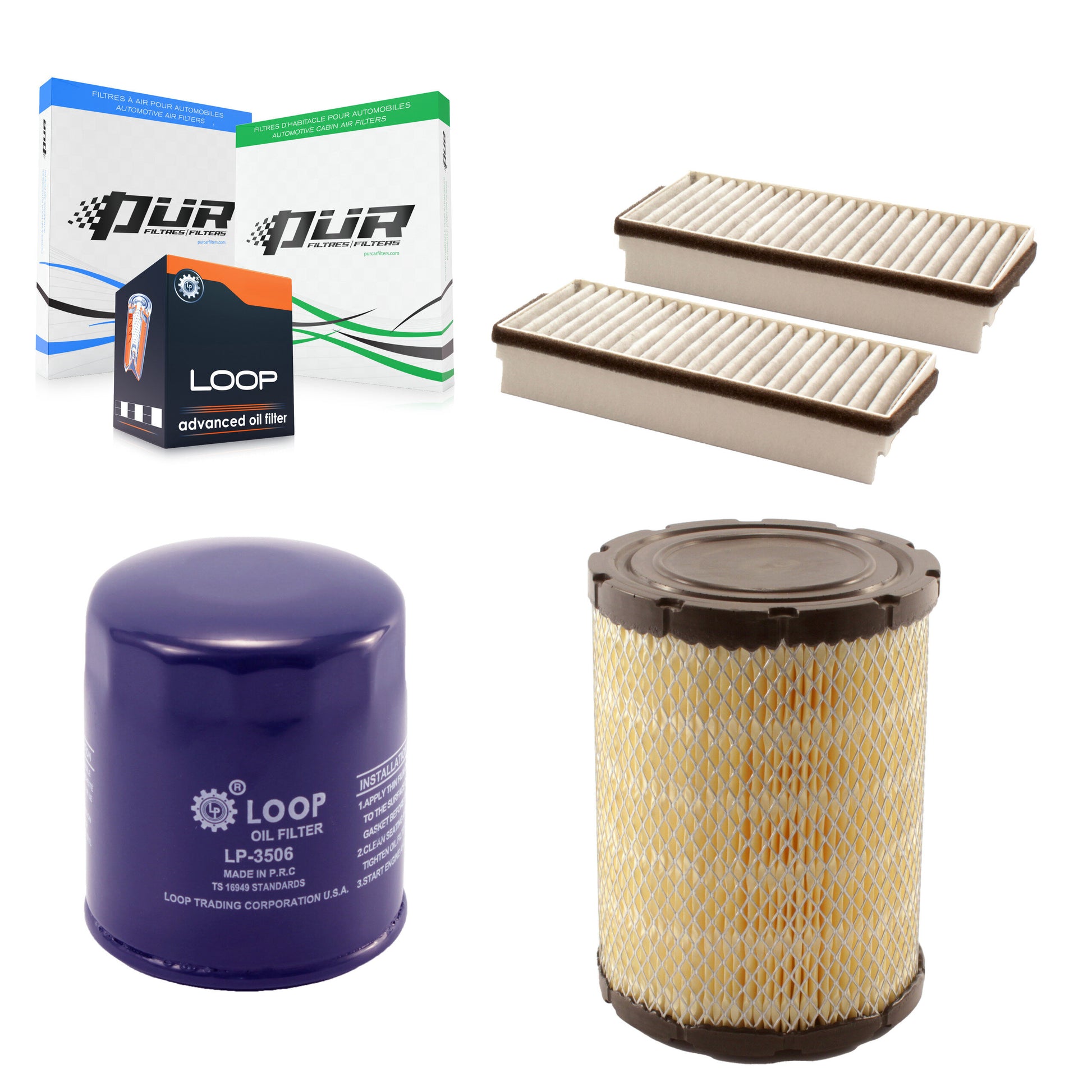 PUR KFM-100169 Cabin Air Filter for 2004 Buick Rainier