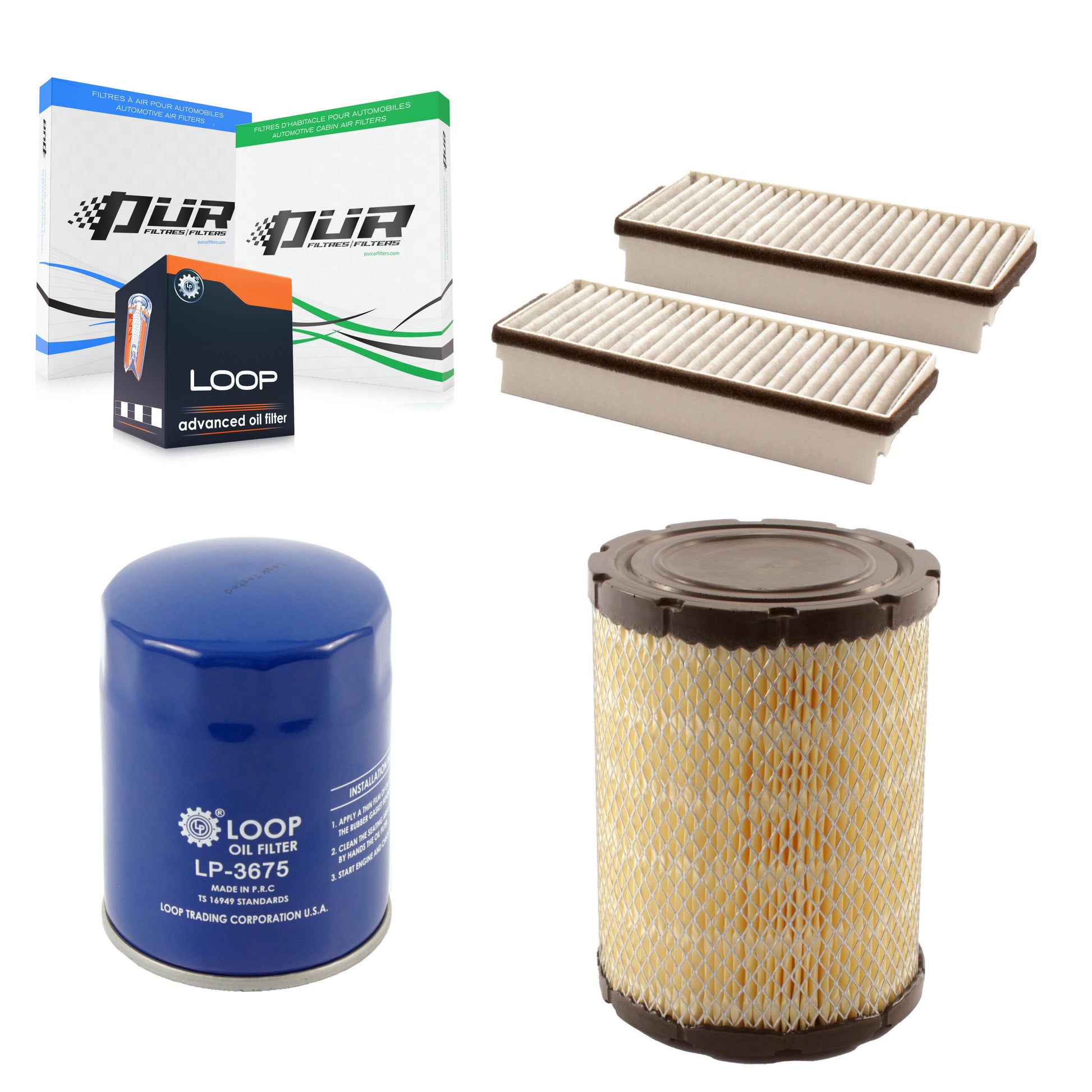 PUR KFM-100170 Cabin Air Filter for 2004 Buick Rainier