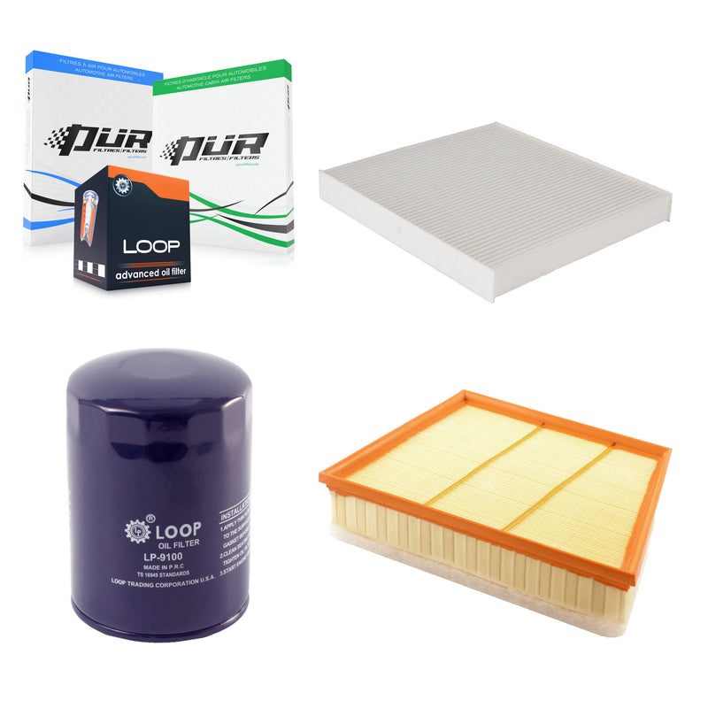 PUR KFM-100214 Cabin Air Filter for 2014-2016 GMC Sierra 2500 HD, Chevrolet Silverado 2500 HD and More