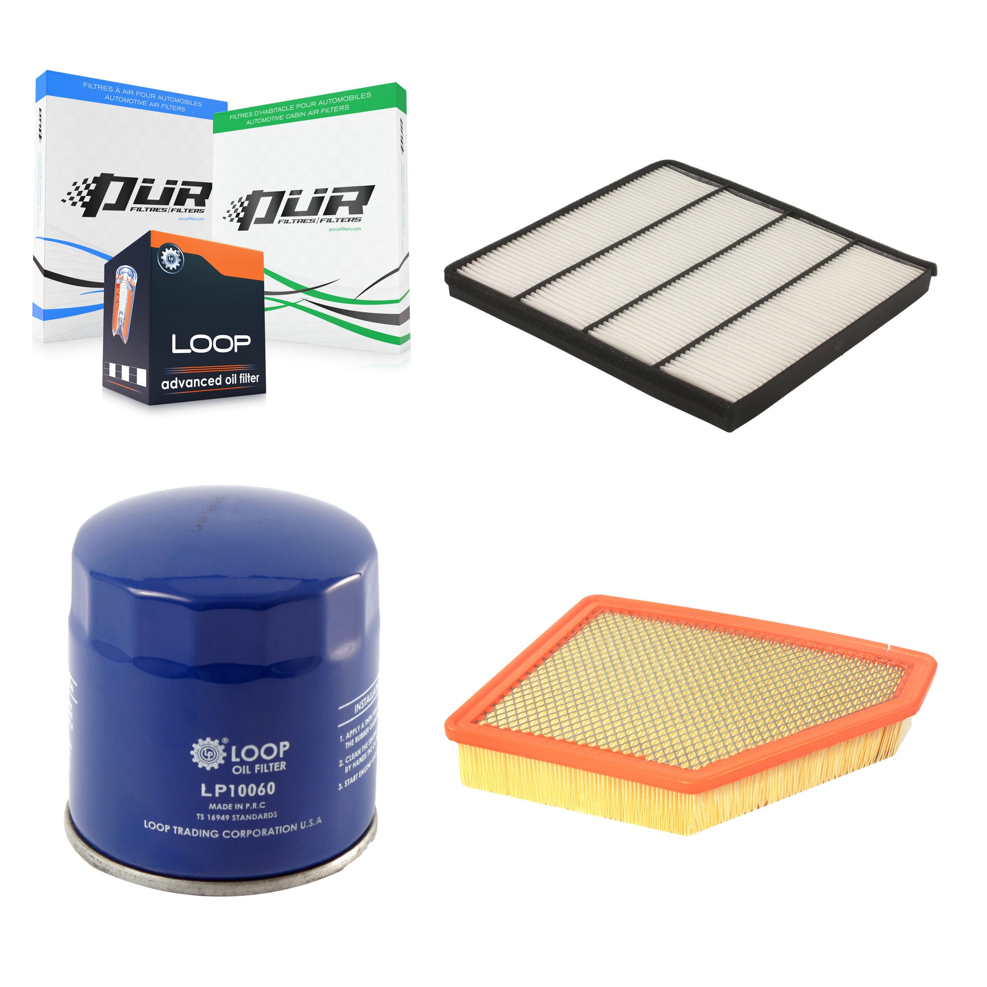 PUR KFM-100233 Cabin Air Filter for 2010-2015 Chevrolet Camaro