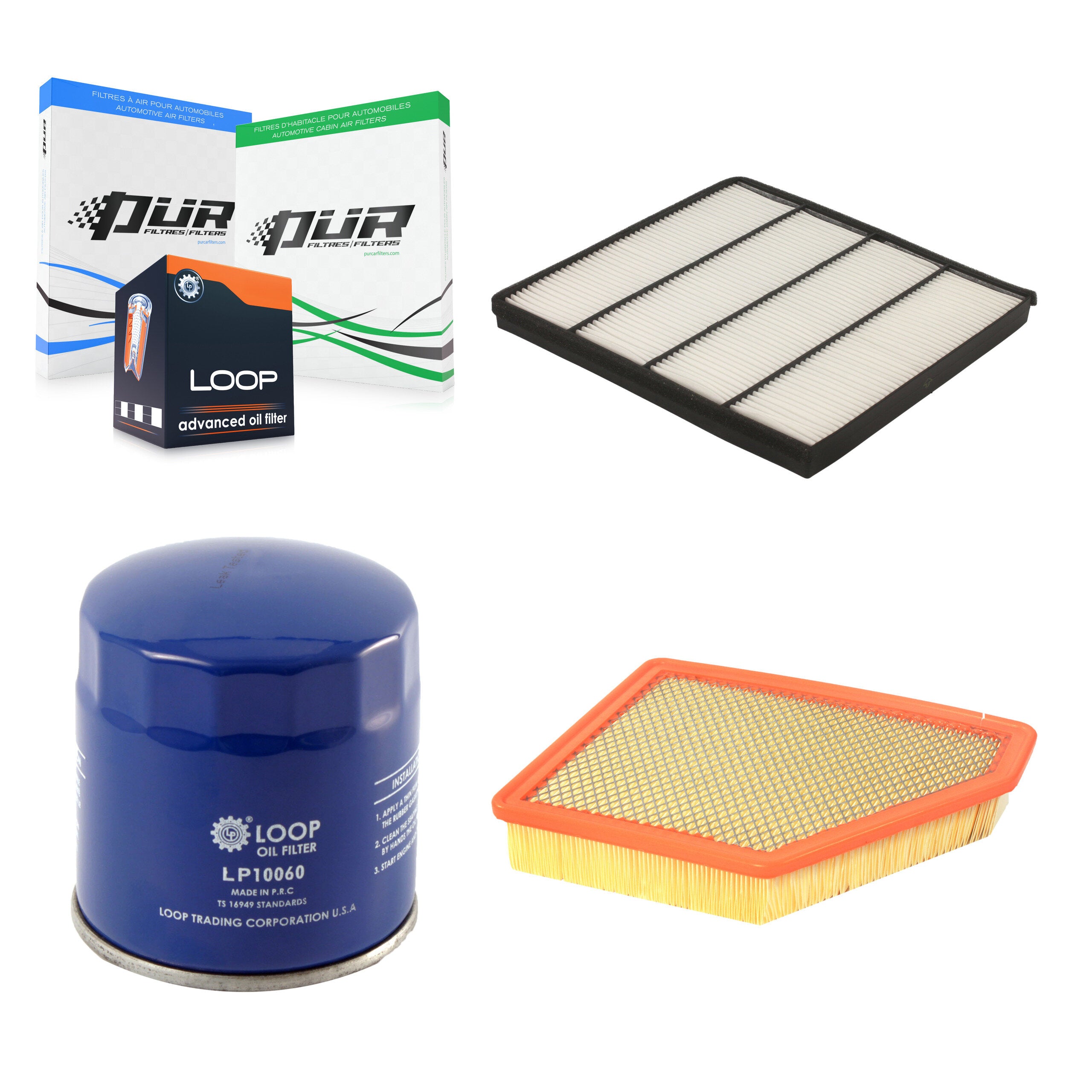 PUR KFM-100233 Cabin Air Filter for 2010-2015 Chevrolet Camaro