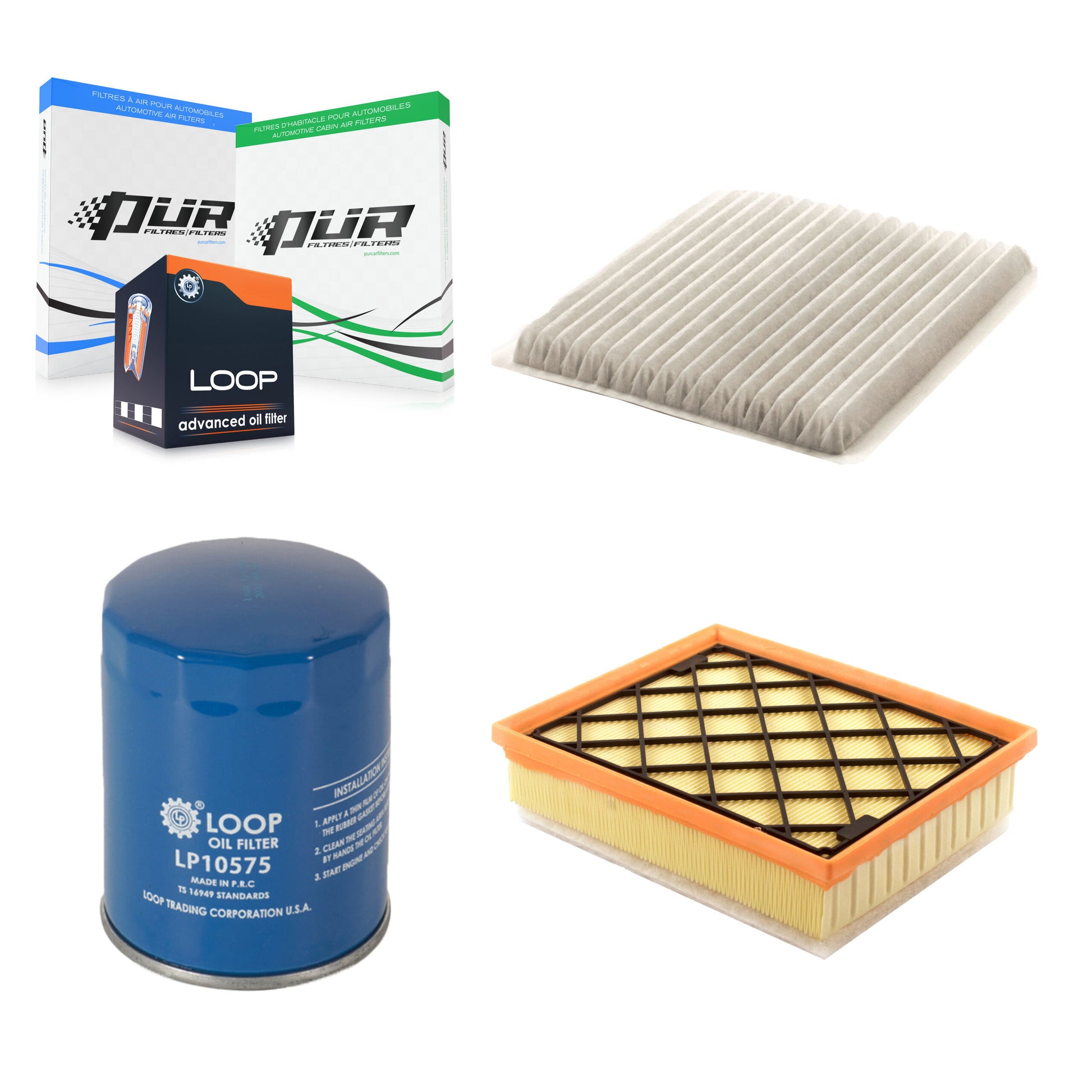 PUR KFM-100268 Cabin Air Filter for 2015 Ford Edge