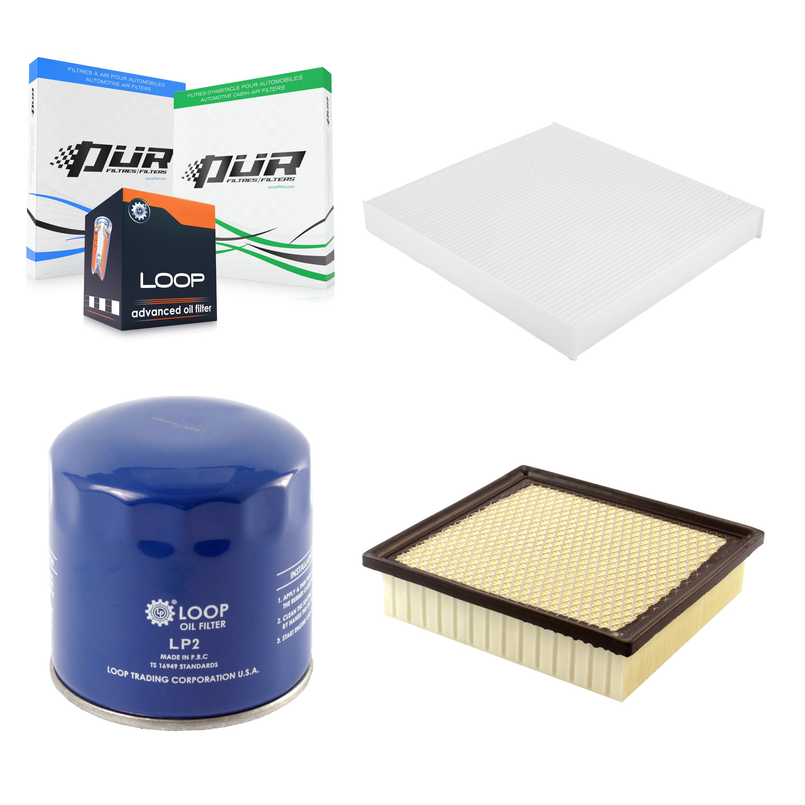 PUR KFM-100272 Cabin Air Filter for 2011-2024 Dodge Durango, Jeep Grand Cherokee