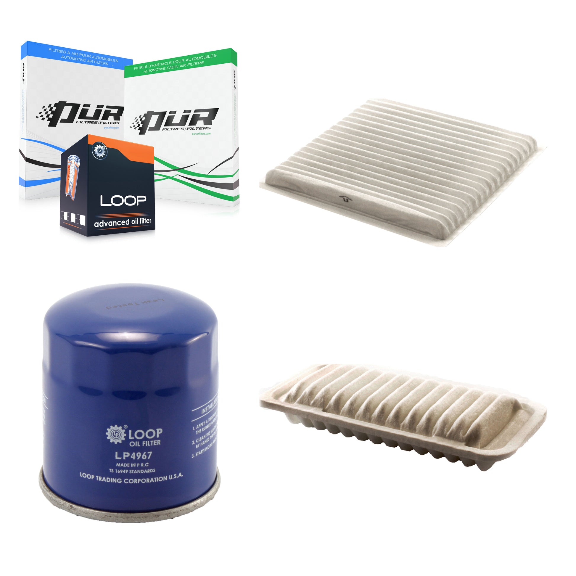 PUR KFM-100277 Cabin Air Filter for 2000-2006 Scion xA, Scion xB, Toyota Echo