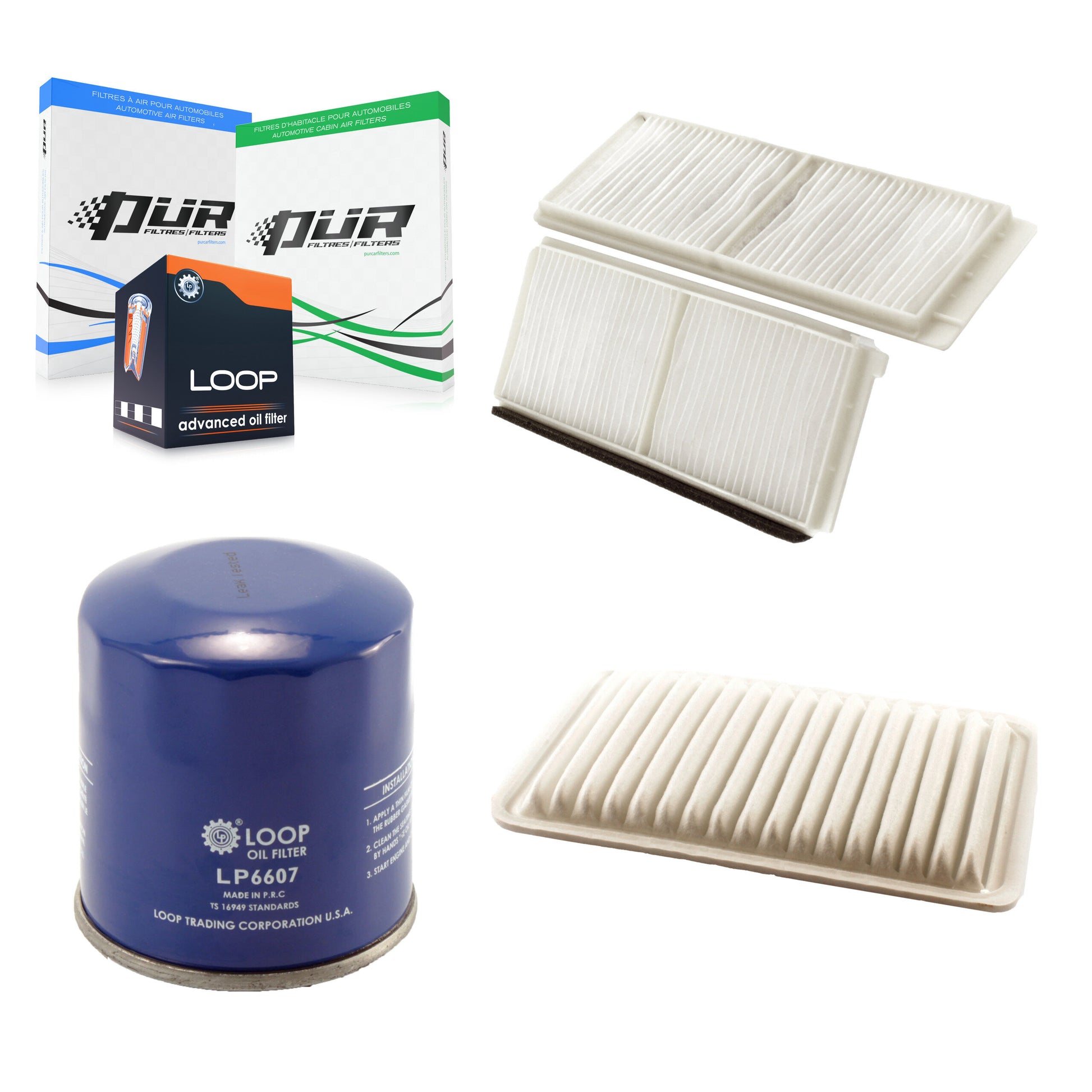 PUR KFM-100290 Cabin Air Filter for 2011-2014 Mazda 2