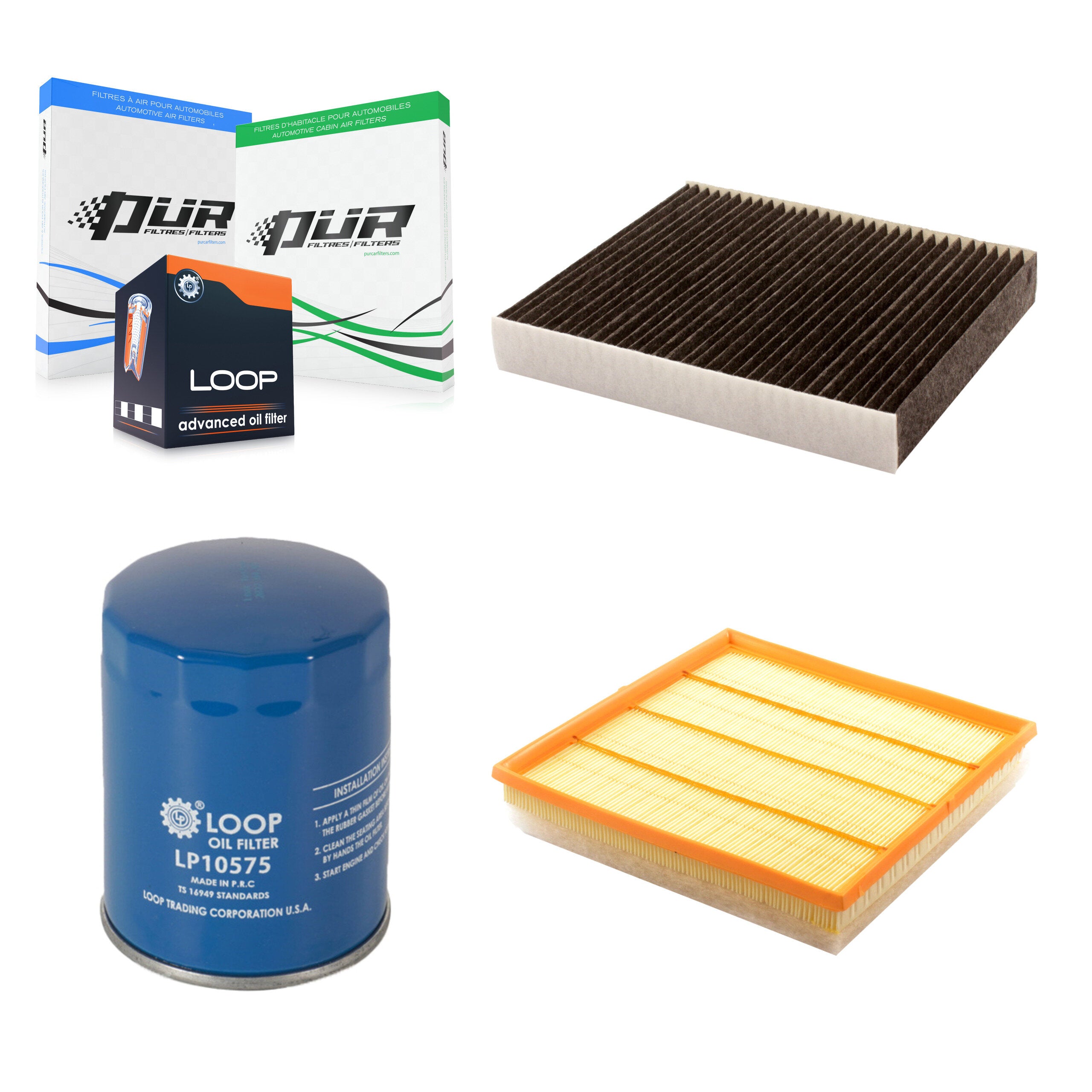 PUR KFM-100294 Cabin Air Filter for 2011-2016 Cadillac SRX