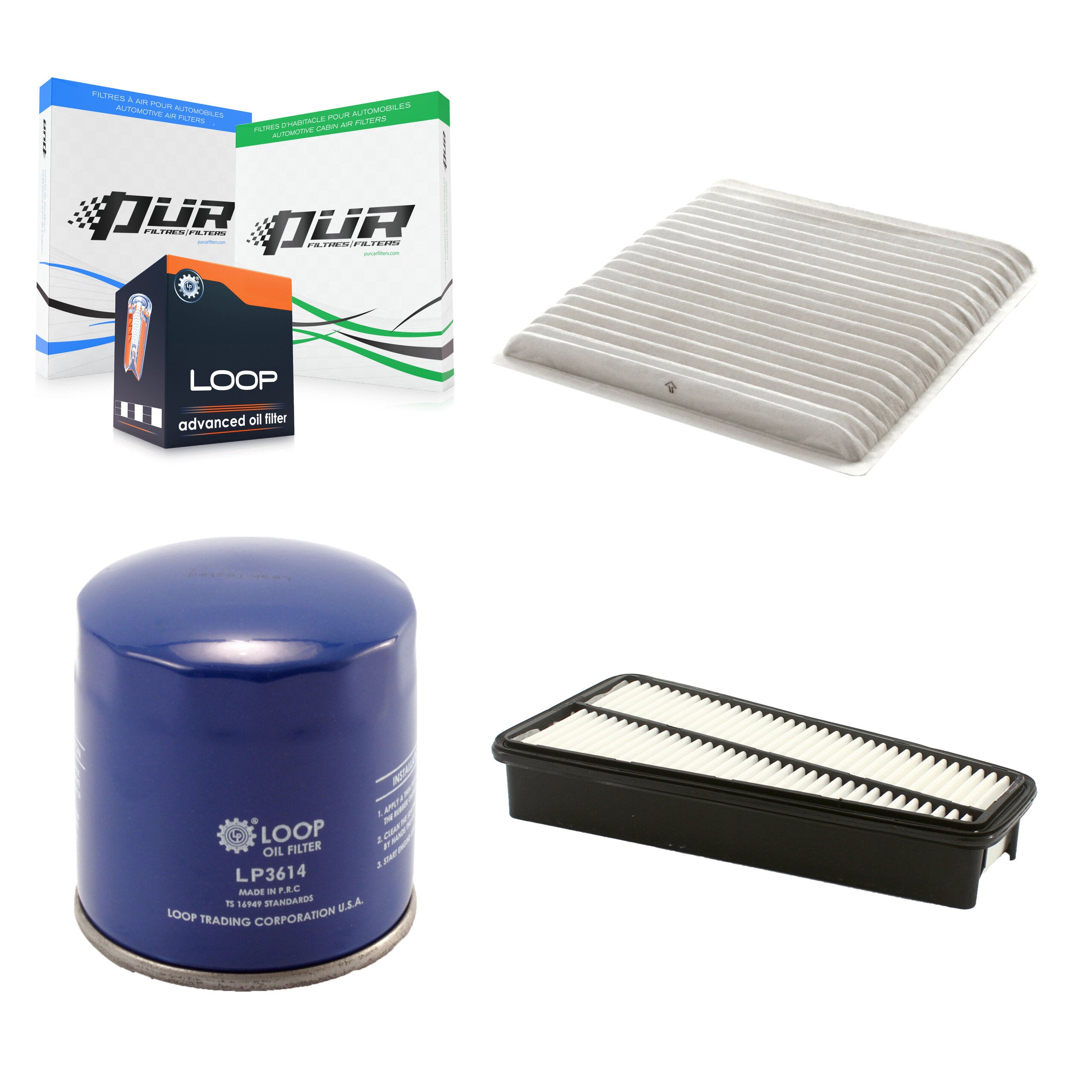 PUR KFM-100305 Cabin Air Filter for 2003-2009 Toyota FJ Cruiser, Toyota 4Runner