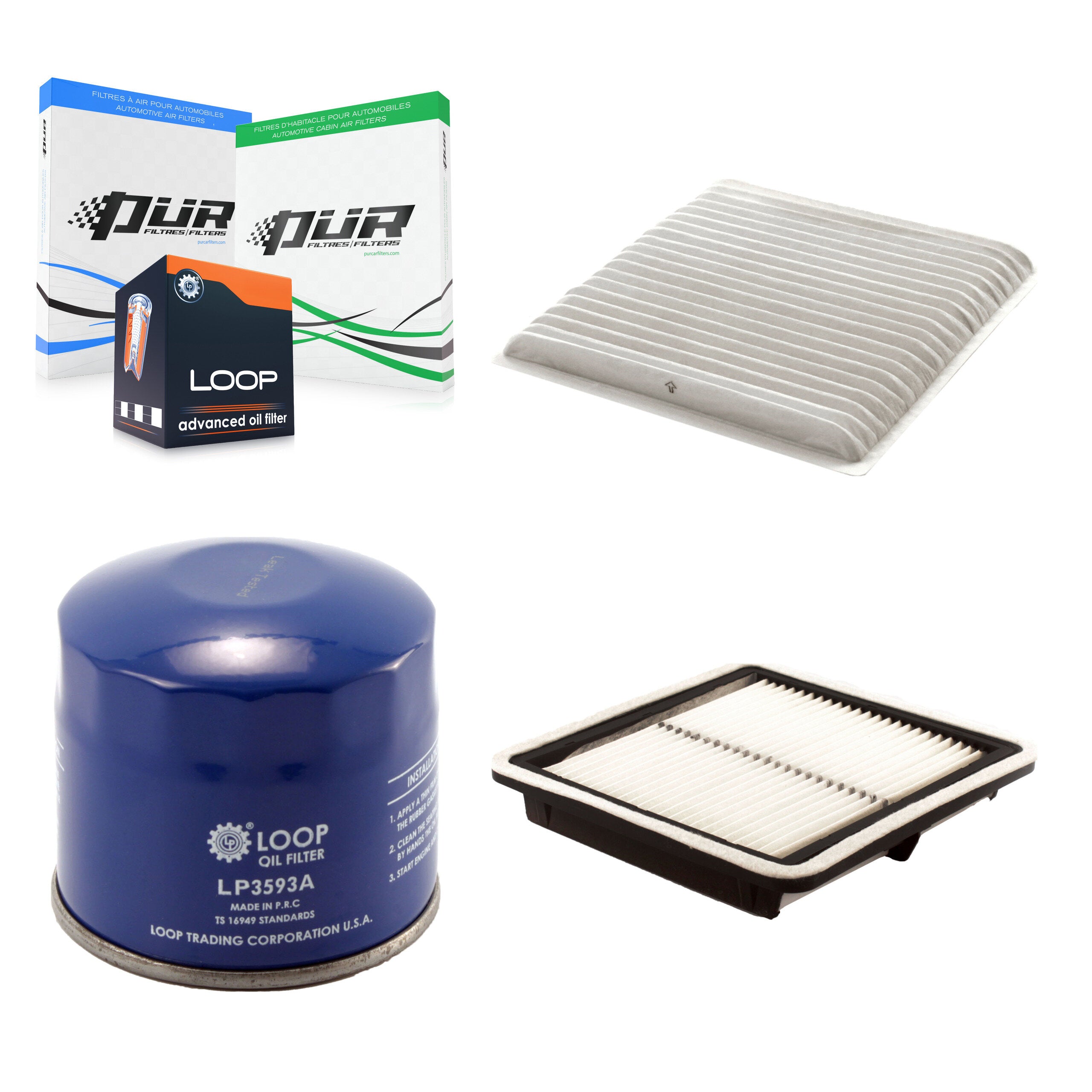 PUR KFM-100309 Cabin Air Filter for 2005-2010 Subaru Legacy, Subaru Tribeca, Subaru Outback