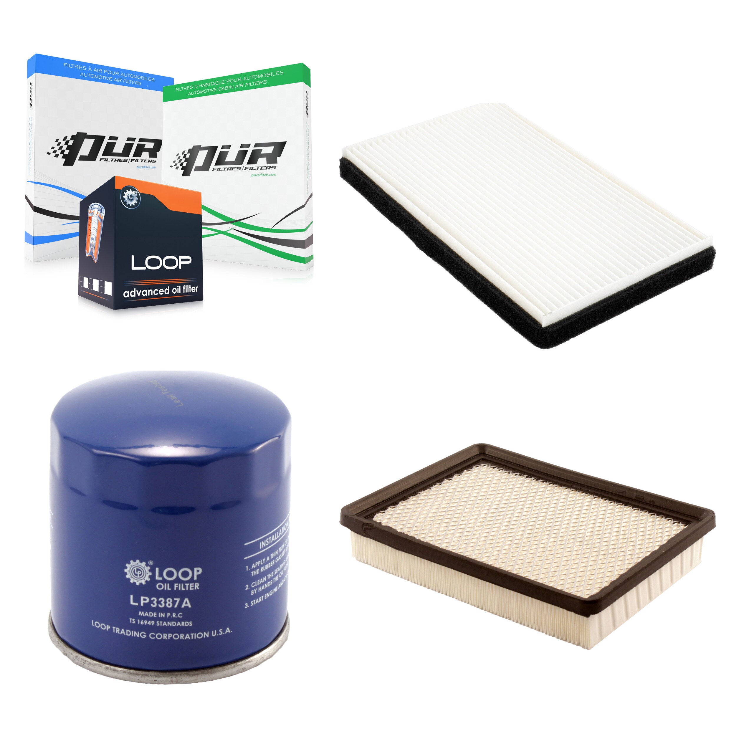 PUR KFM-100319 Cabin Air Filter for 1997-1999 Buick Regal, Chevrolet Monte Carlo and More