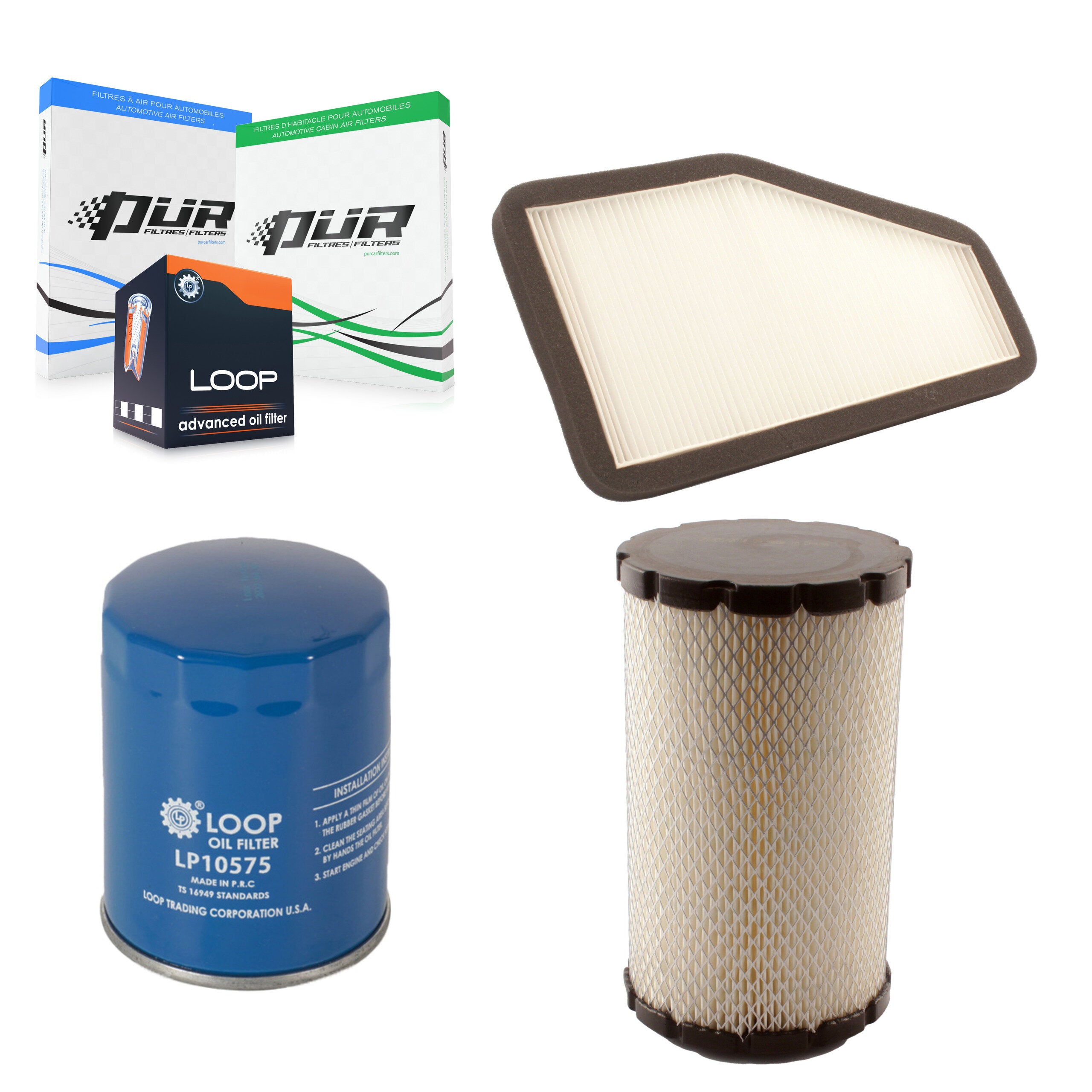 PUR KFM-100322 Cabin Air Filter for 2009-2012 Ford Escape, Mercury Mariner