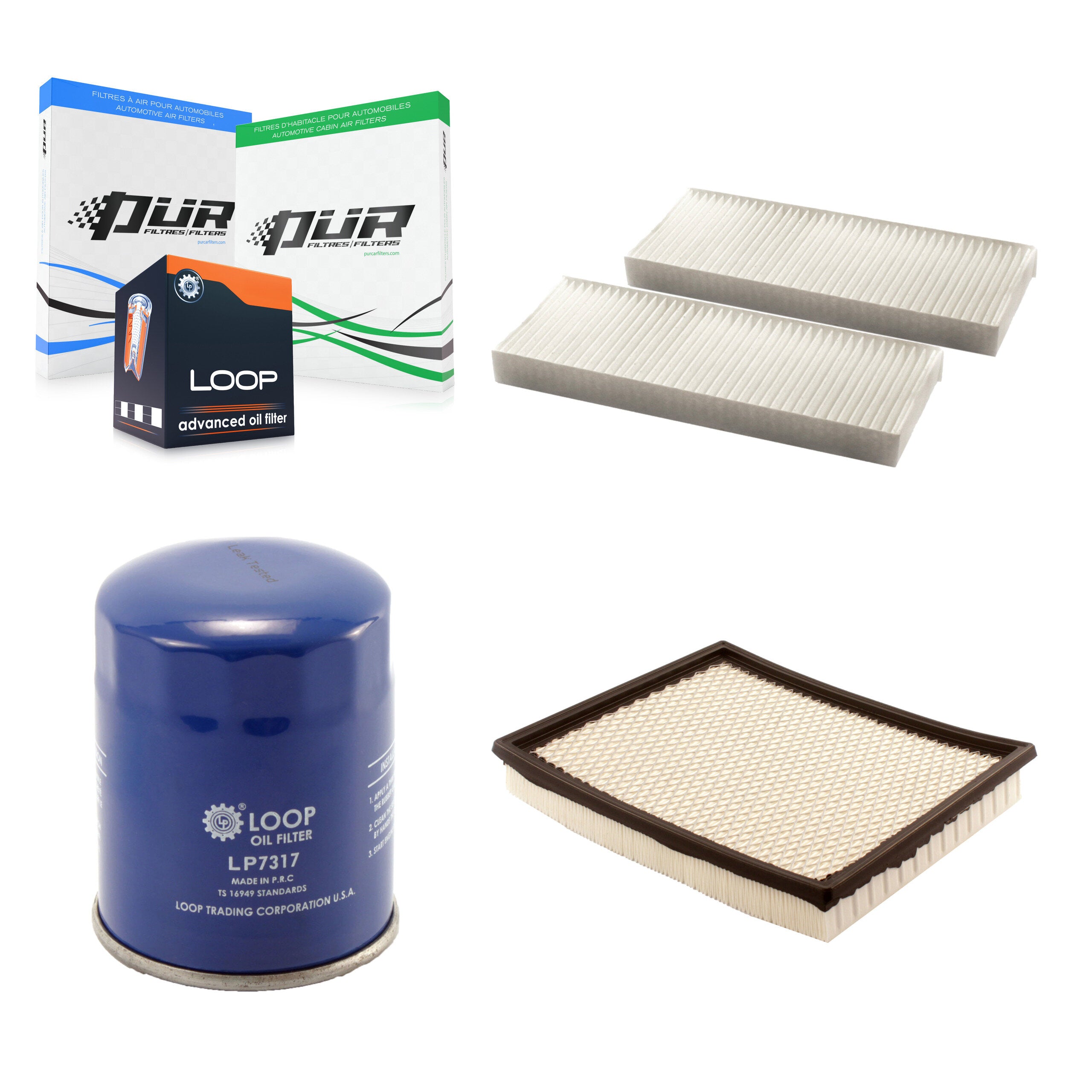 PUR KFM-100345 Cabin Air Filter for 2005-2021 Nissan Frontier, Nissan NV3500 and More