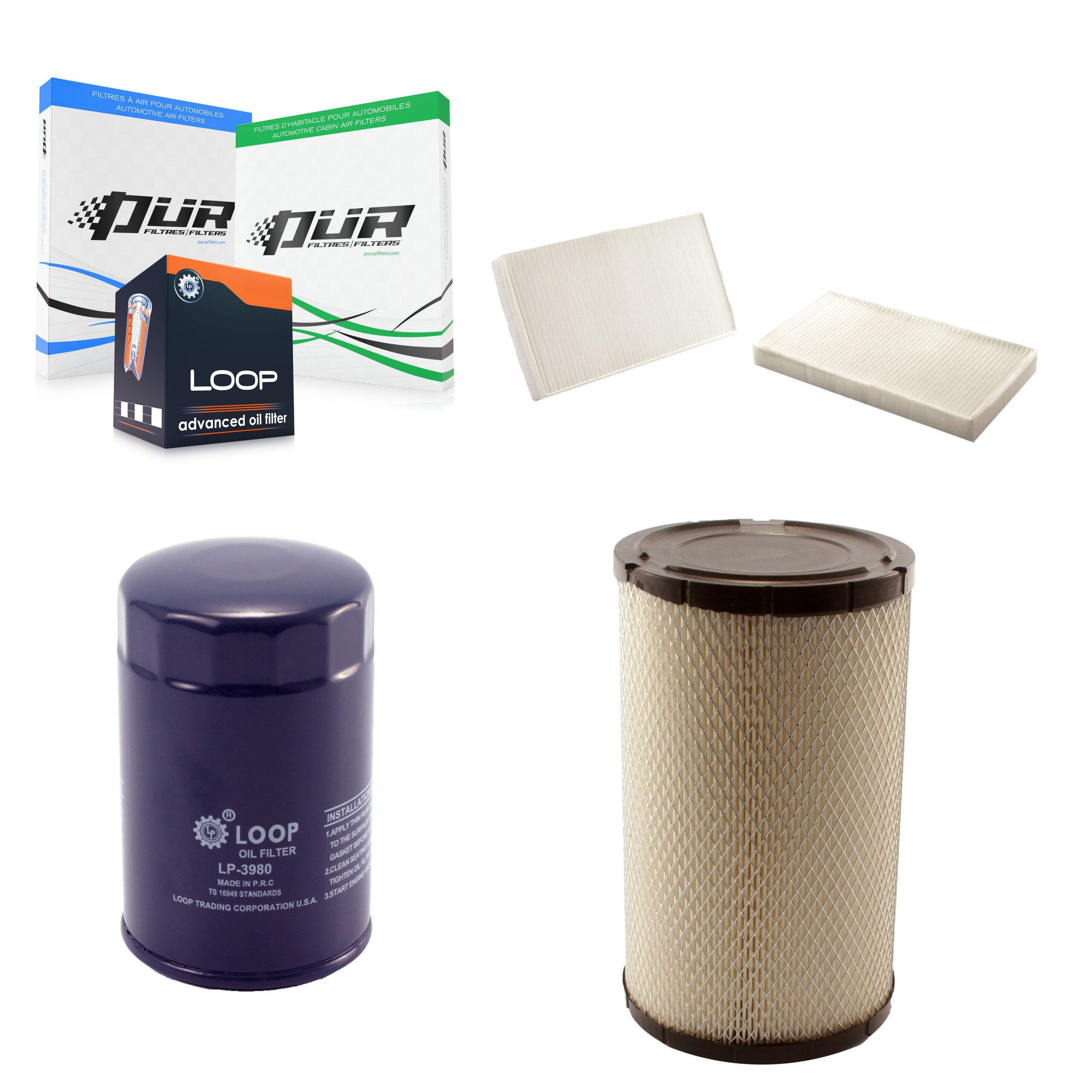 PUR KFM-100362 Cabin Air Filter for 2000 Cadillac Escalade