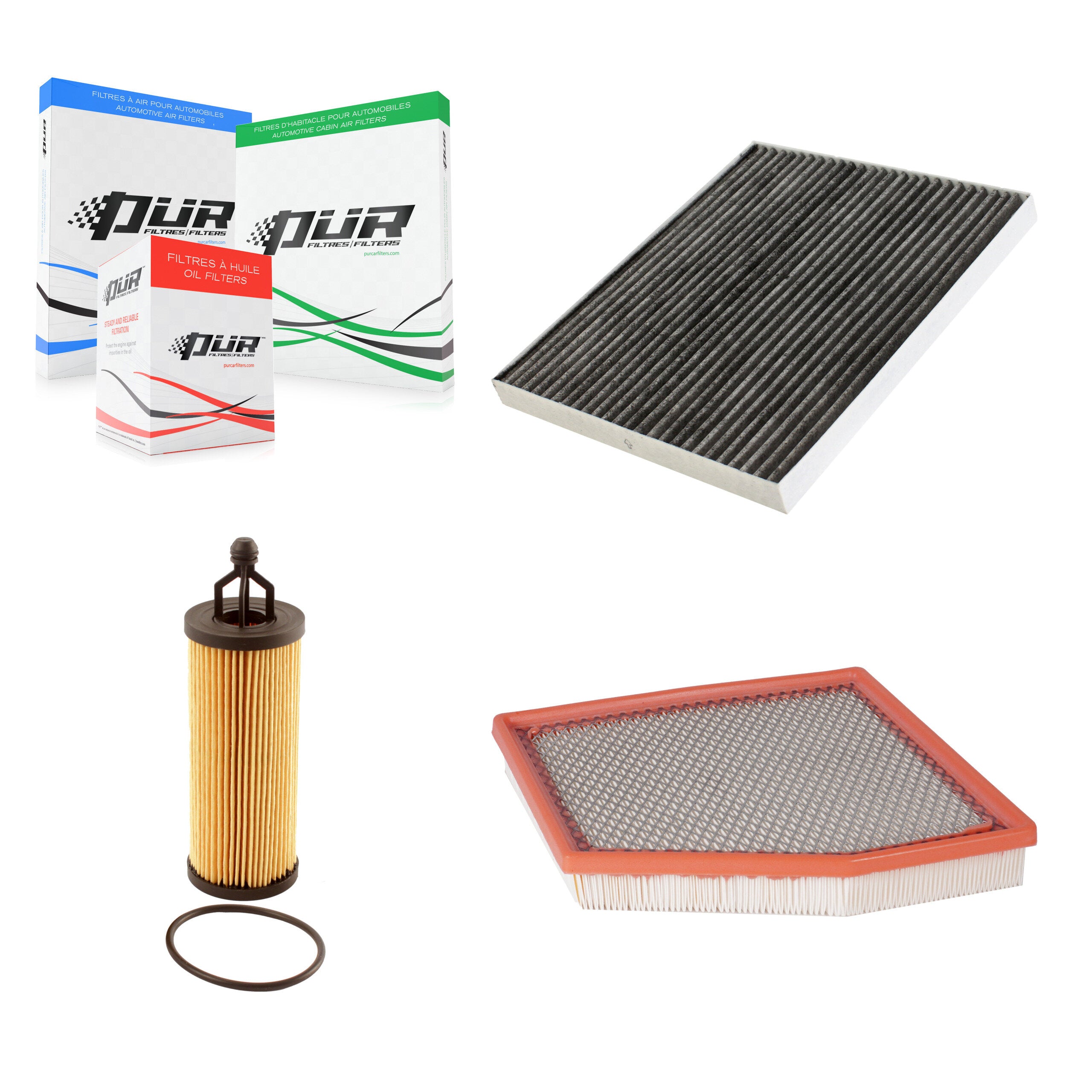 PUR KFM-100380 Cabin Air Filter for 2017-2025 Chrysler Pacifica, Chrysler Grand Caravan, Chrysler Voyager
