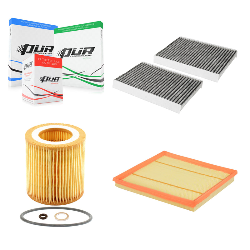 PUR KFM-100381 Cabin Air Filter for 2011-2019 BMW 640i, BMW 535i and More