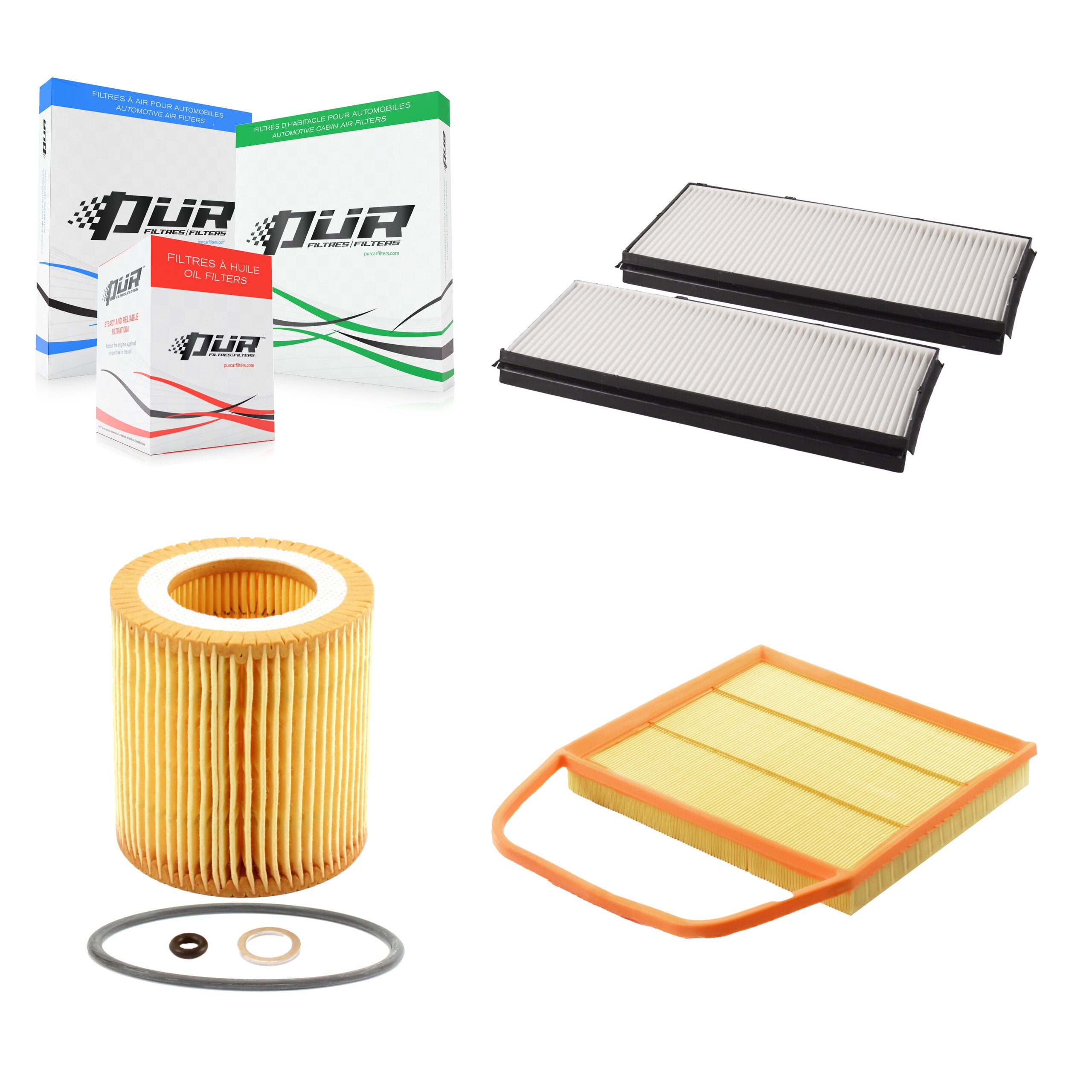 PUR KFM-100385 Cabin Air Filter for 2008-2010 BMW 535i GT, BMW 535i xDrive and More