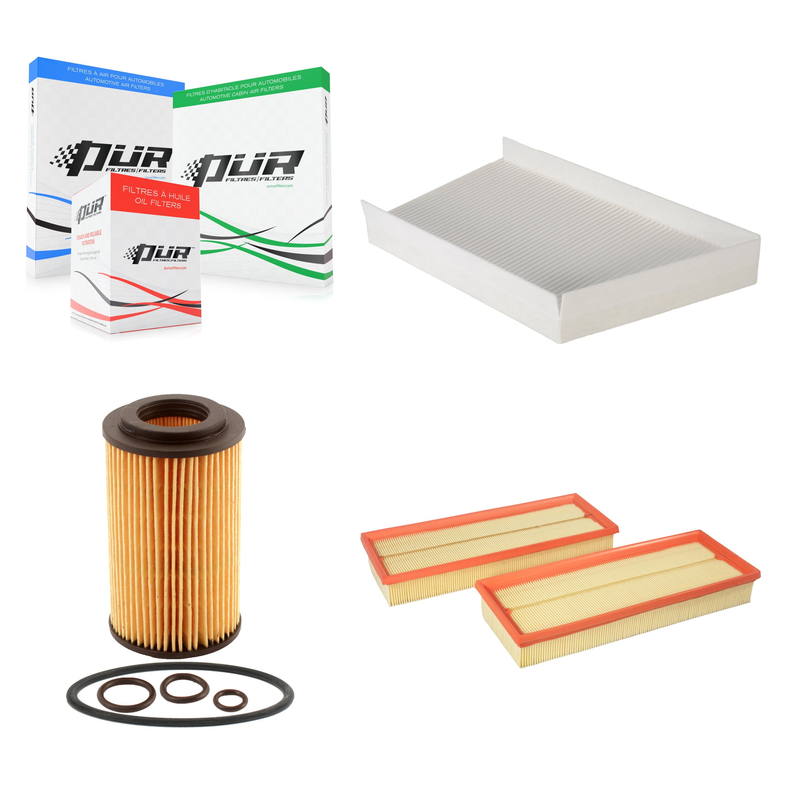 PUR KFM-100386 Cabin Air Filter for 2001-2009 Mercedes-Benz CLK550, Mercedes-Benz E300 and More