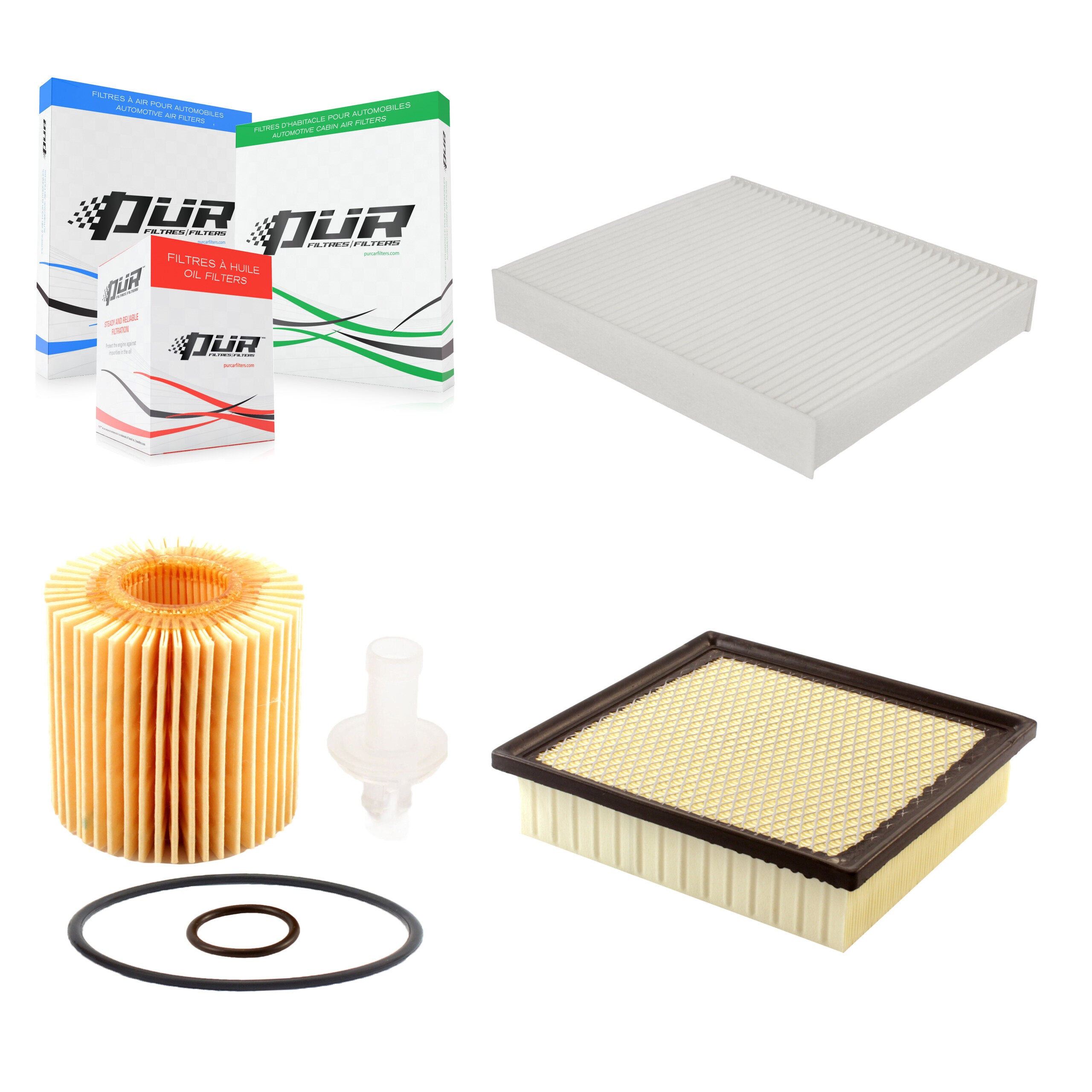 PUR KFM-100389 Cabin Air Filter for 2016-2022 Lexus RX350L, Lexus RX350
