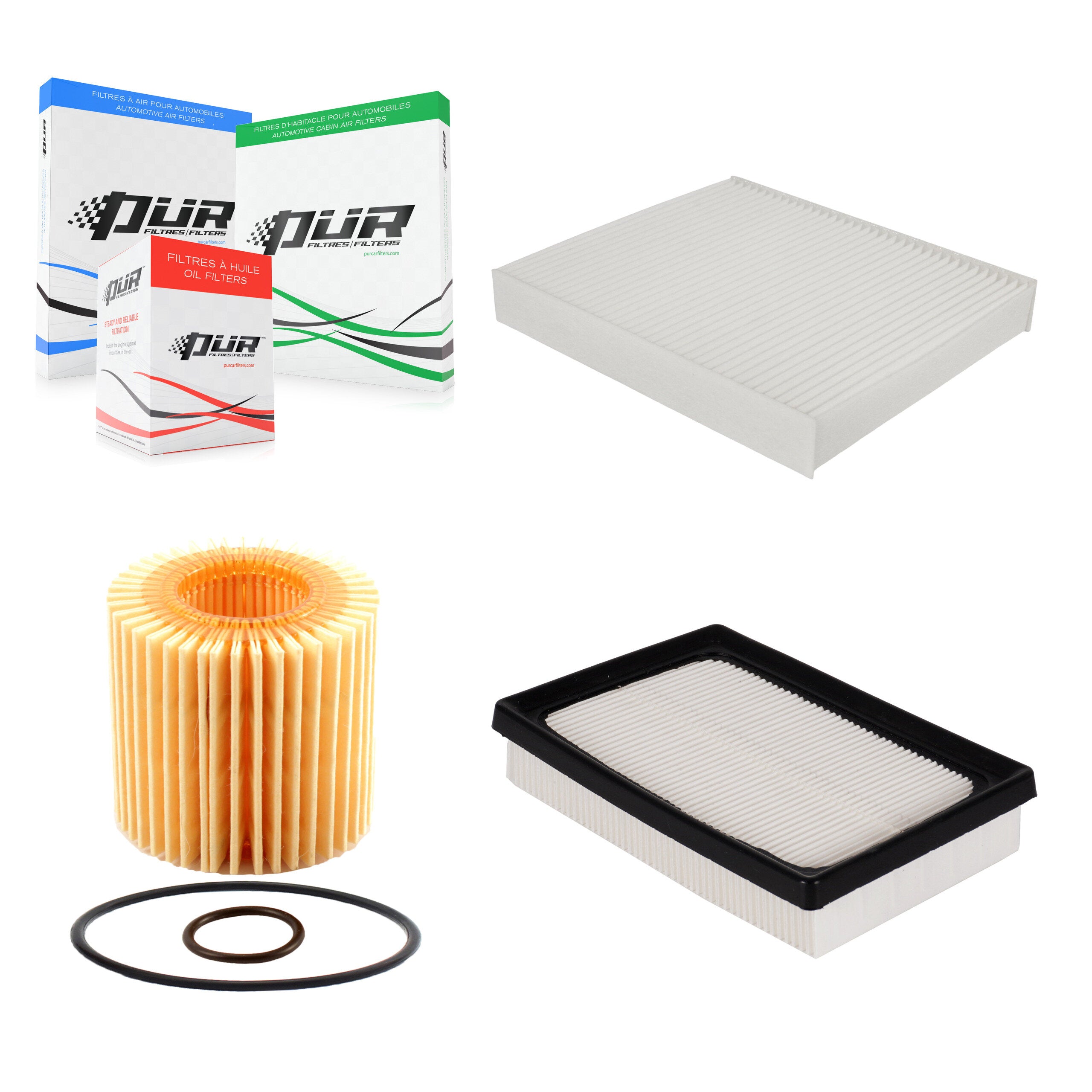 PUR KFM-100392 Cabin Air Filter for 2016-2020 Toyota Prius Prime, Toyota Prius