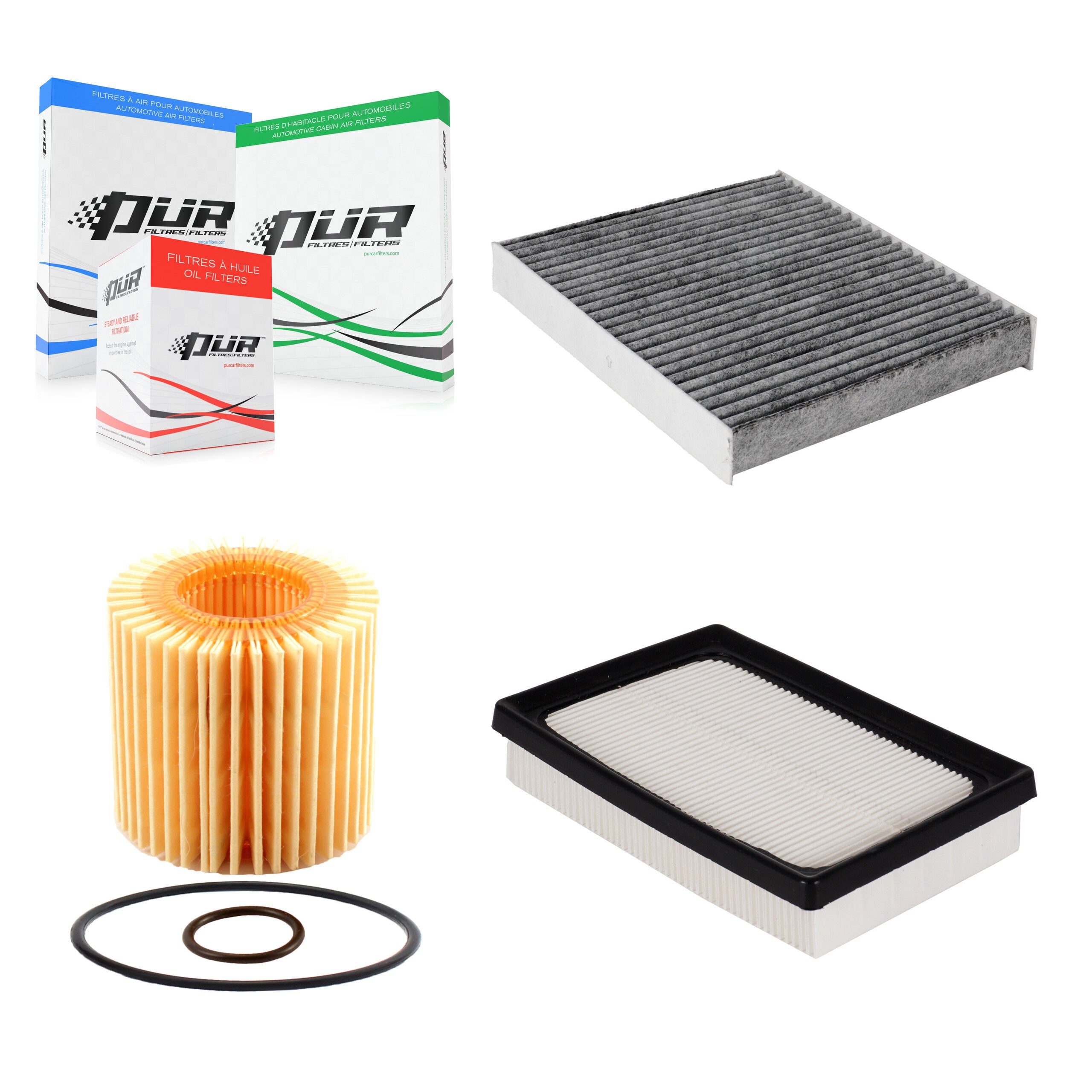 PUR KFM-100393 Cabin Air Filter for 2016-2020 Toyota Prius Prime, Toyota Prius