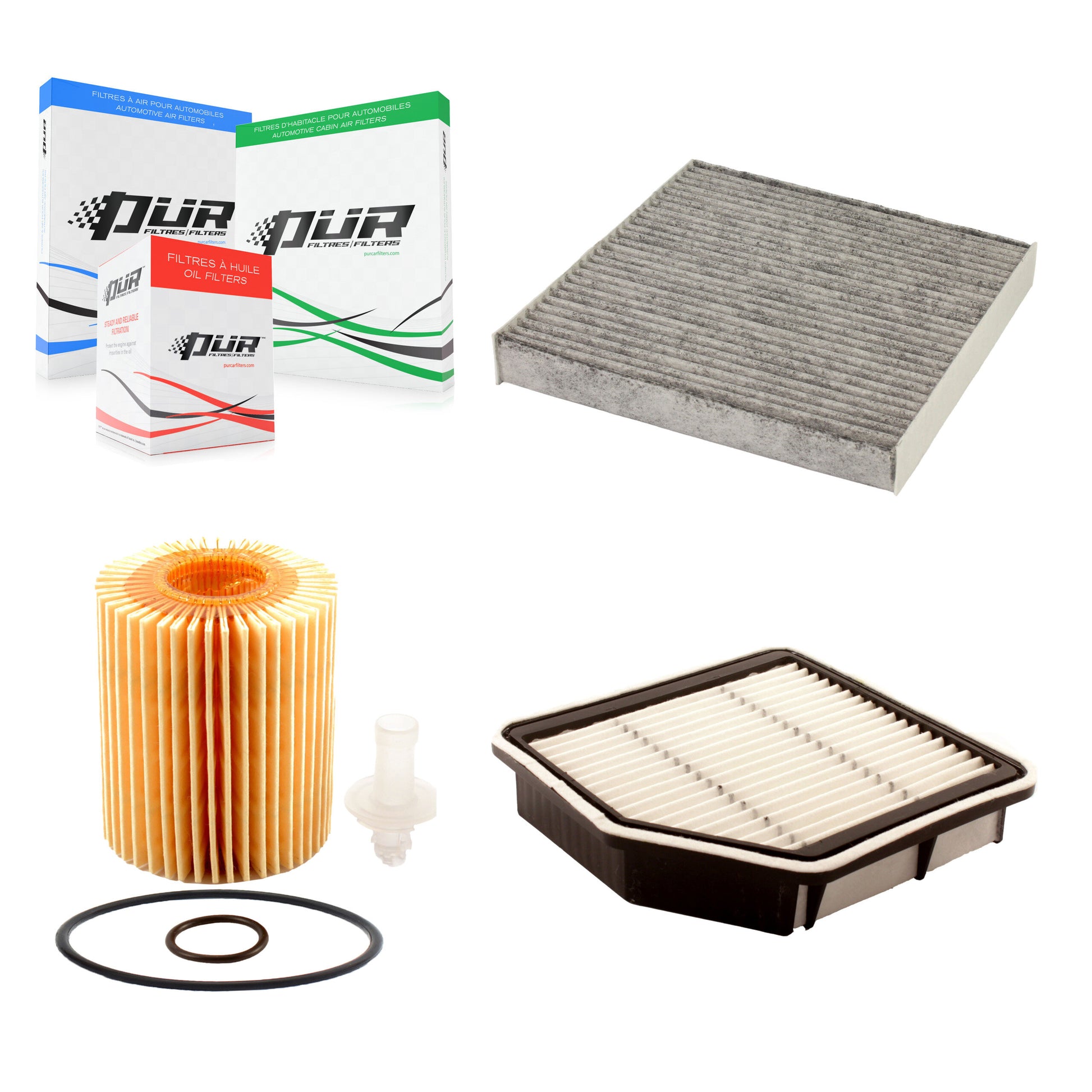 PUR KFM-100400 Cabin Air Filter for 2014-2015 Lexus IS350