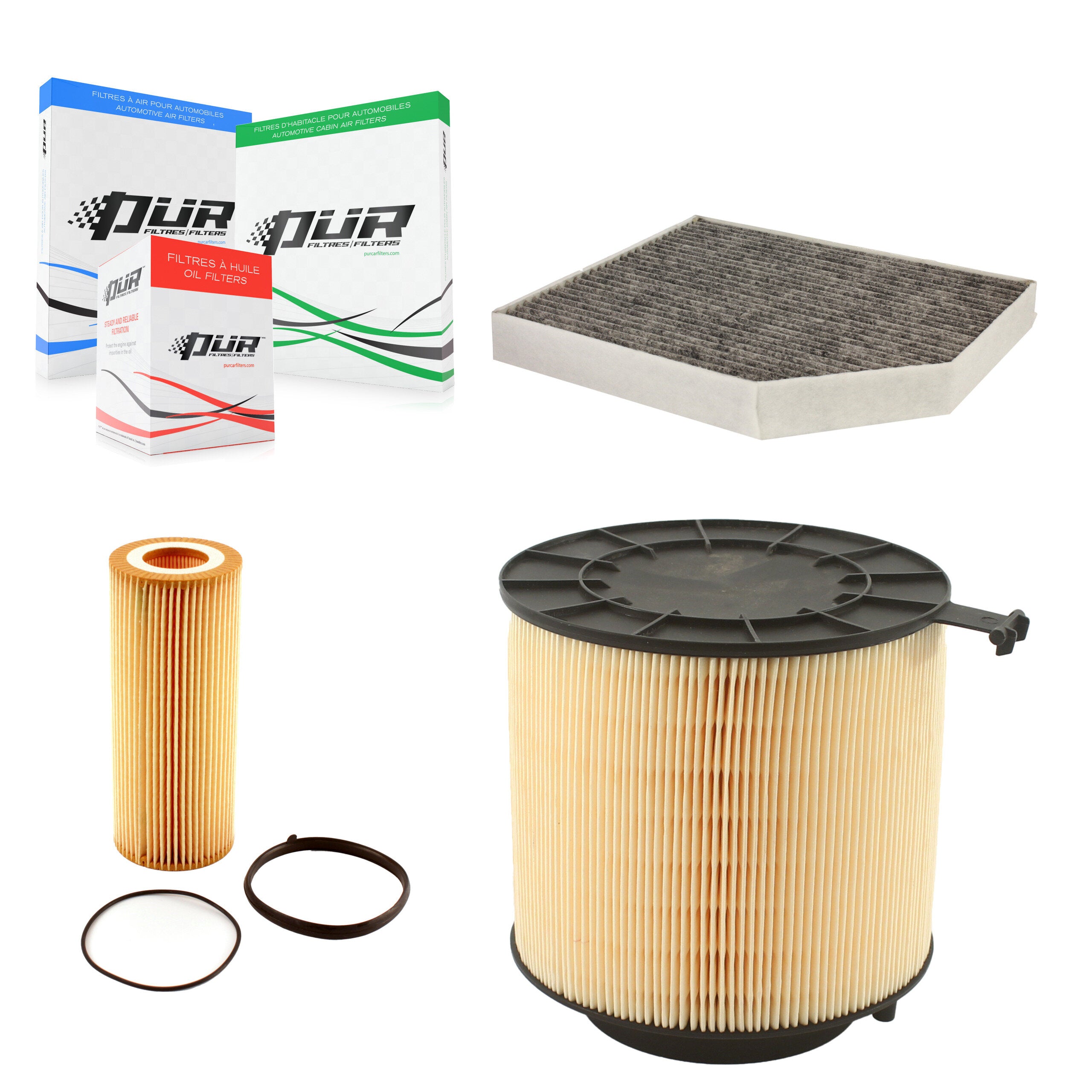 PUR KFM-100405 Cabin Air Filter for 2008-2017 Audi Q5, Audi SQ5 and More