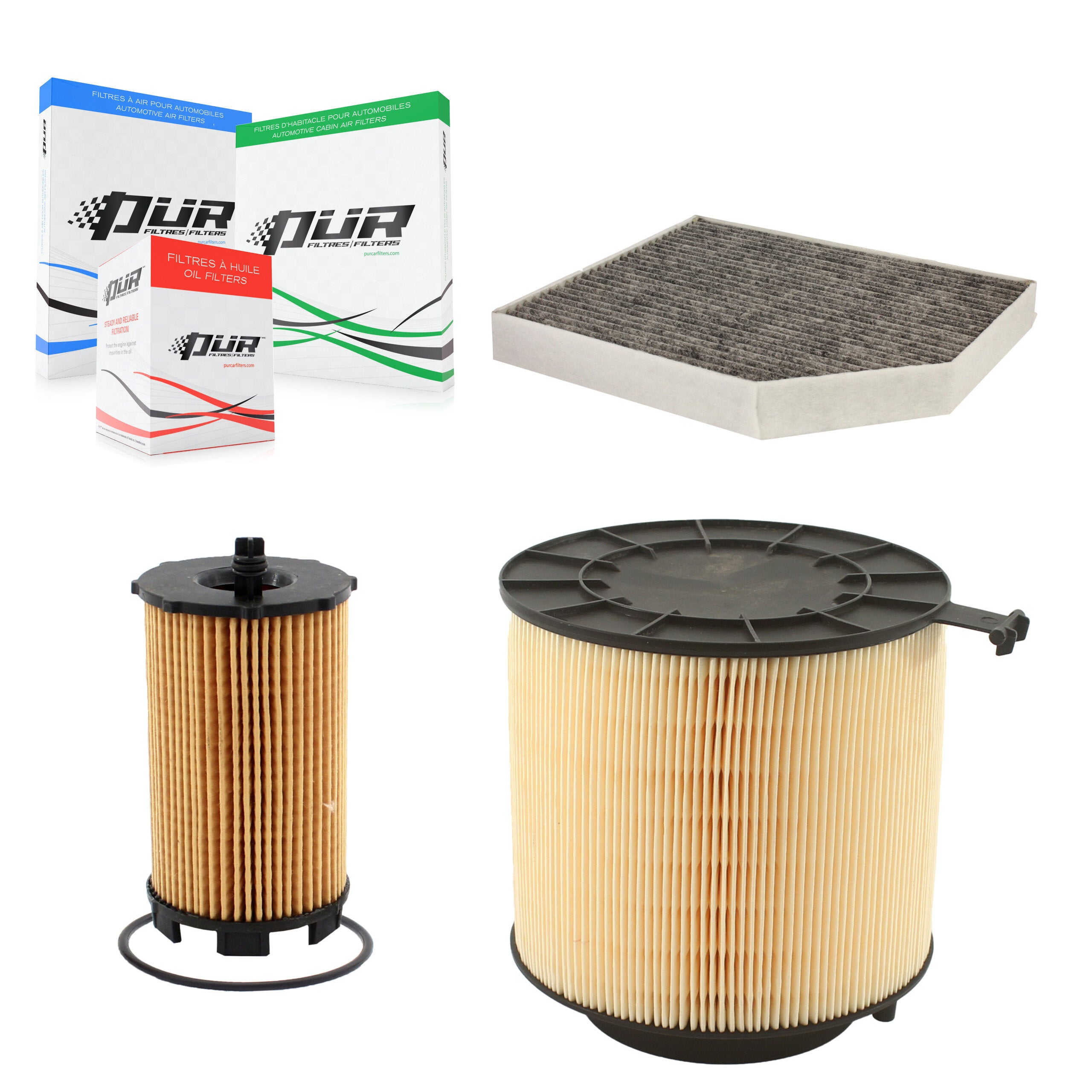 PUR KFM-100406 Cabin Air Filter for 2008-2012 Audi S5