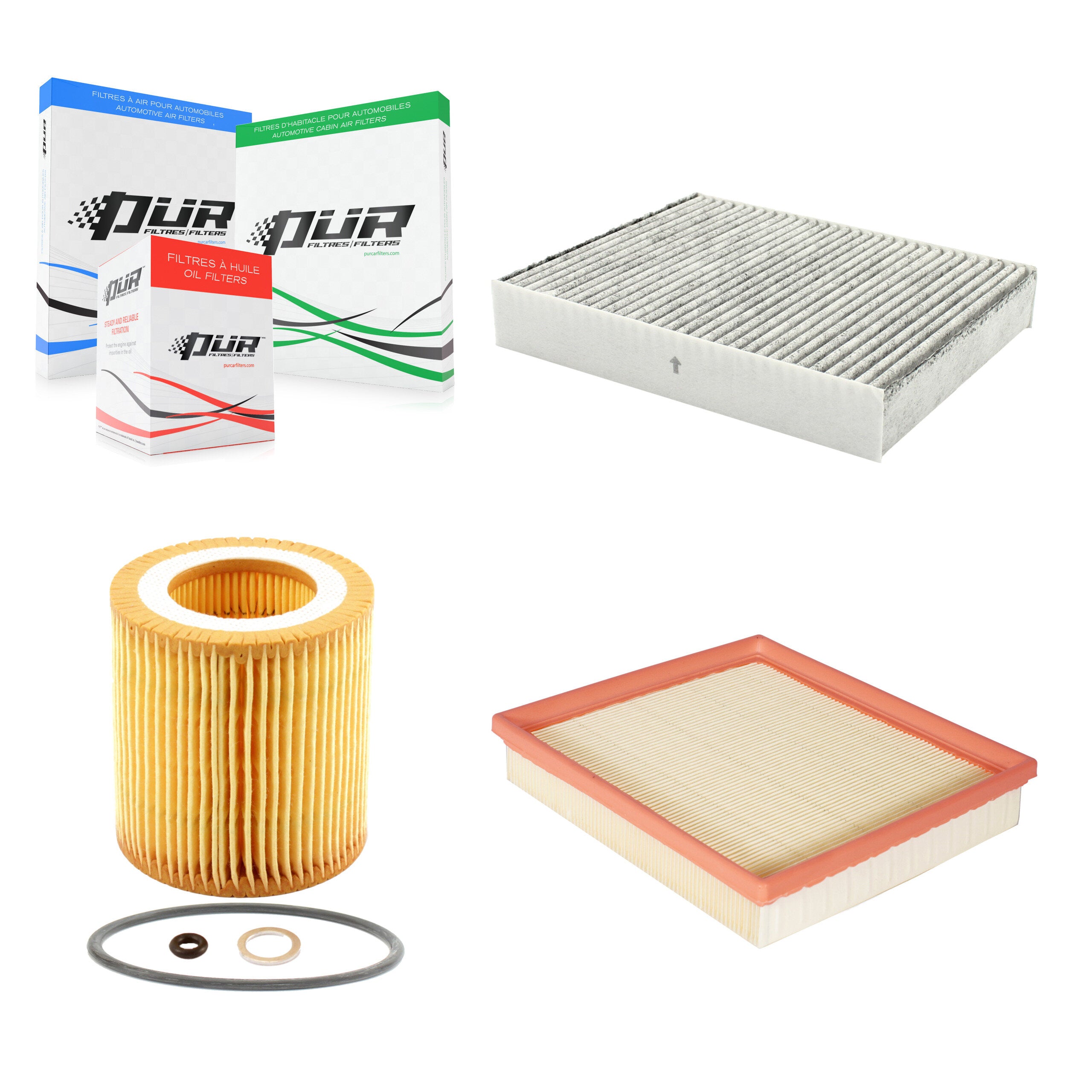 PUR KFM-100412 Cabin Air Filter for 2012-2016 BMW 320i, BMW 320i xDrive and More
