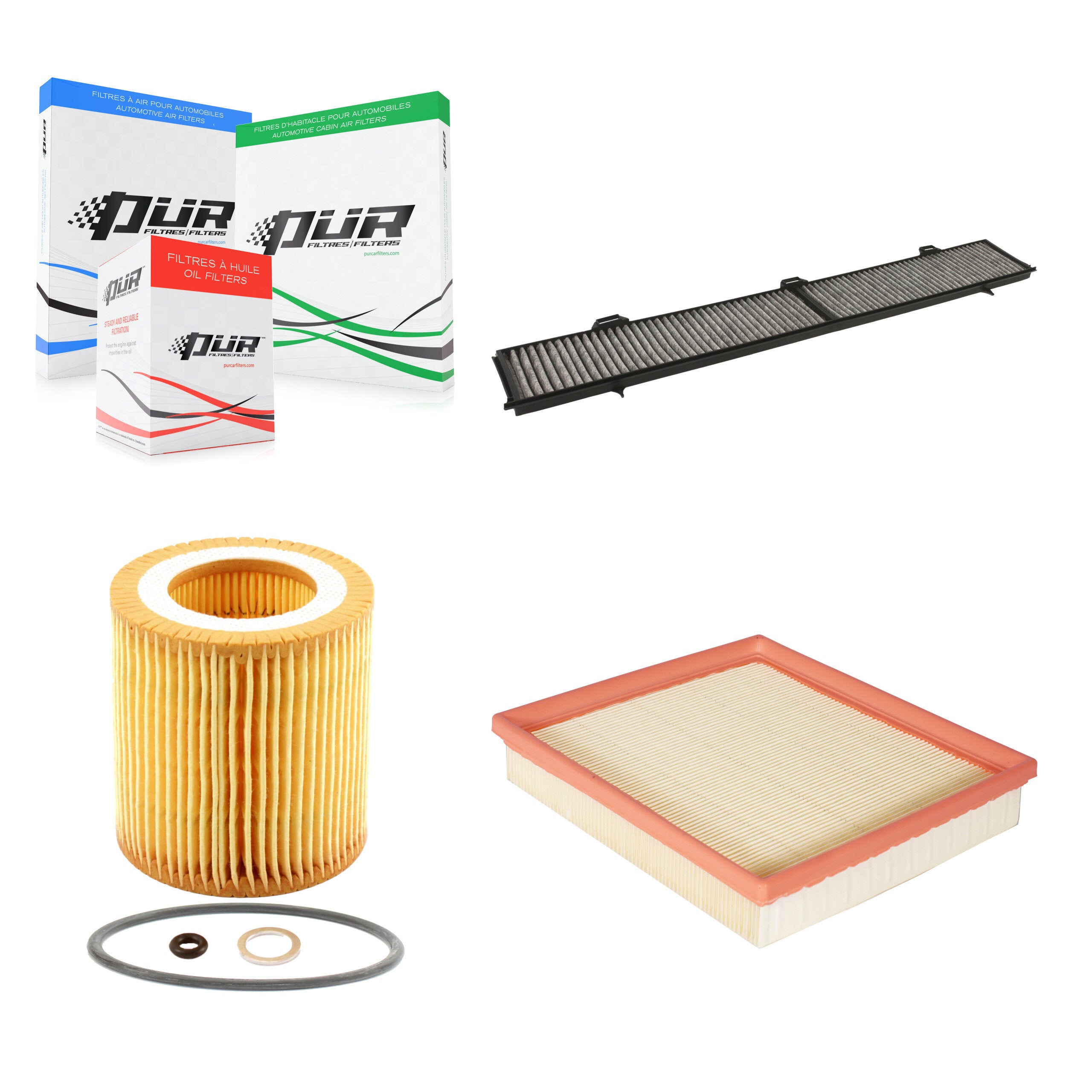 PUR KFM-100413 Cabin Air Filter for 2012 BMW 328i, BMW 328i xDrive