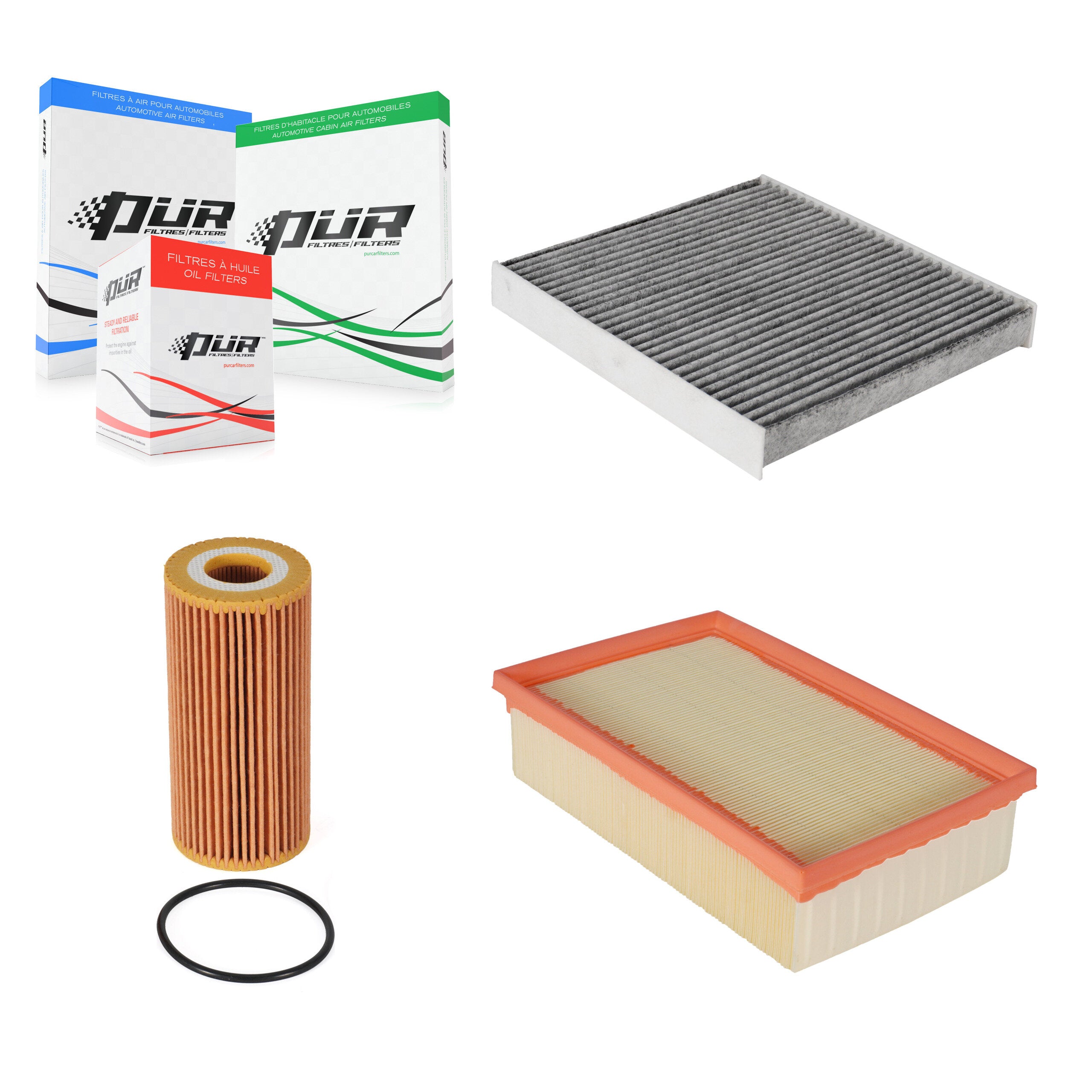 PUR KFM-100417 Cabin Air Filter for 2015-2025 Audi A3, Audi A3 Quattro and More
