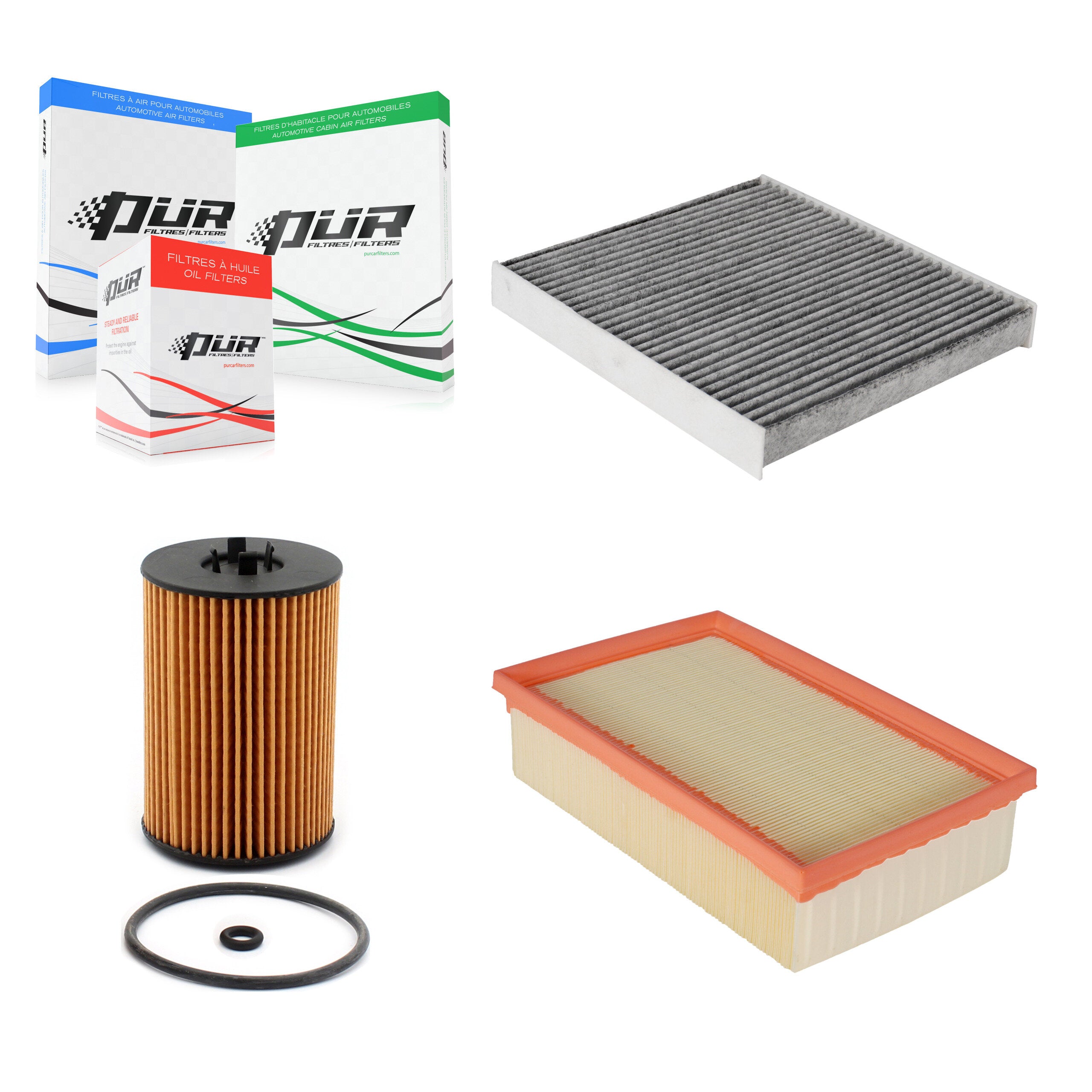 PUR KFM-100418 Cabin Air Filter for 2015-2016 Audi A3, Volkswagen Golf SportWagen