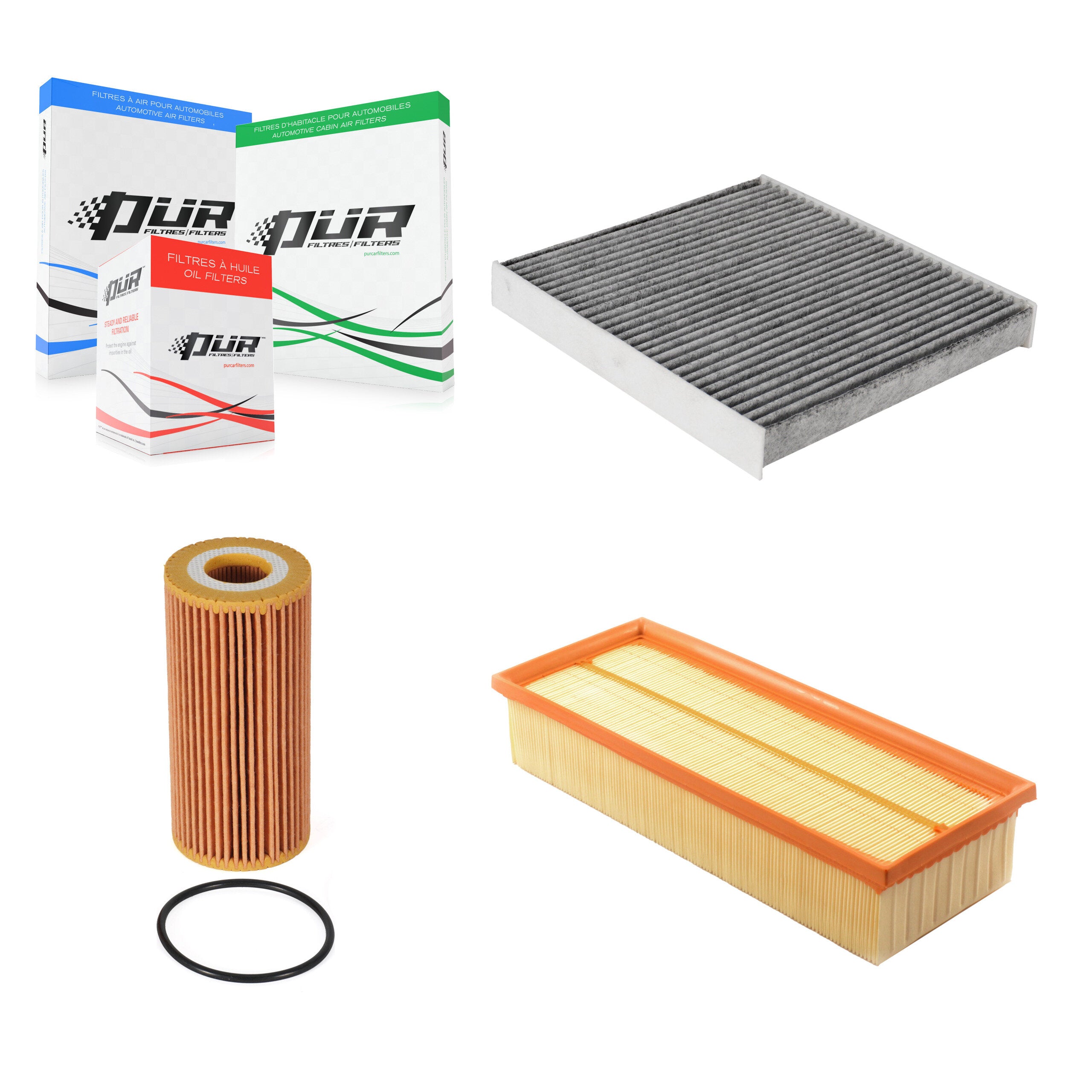 PUR KFM-100422 Cabin Air Filter for 2018-2020 Audi Q3, Volkswagen Golf SportWagen