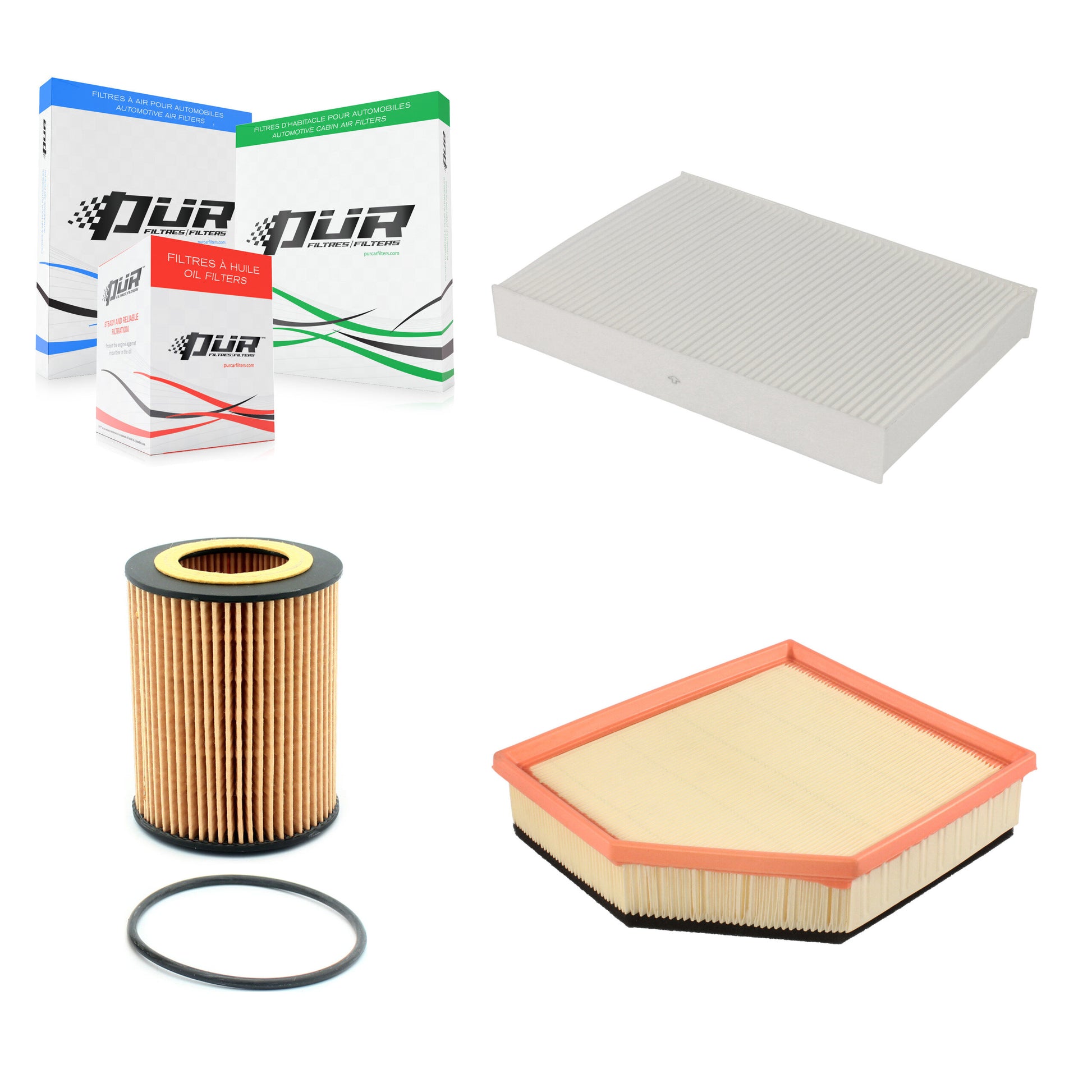 PUR KFM-100424 Cabin Air Filter for 2007-2016 Volvo XC60, Volvo S80 and More