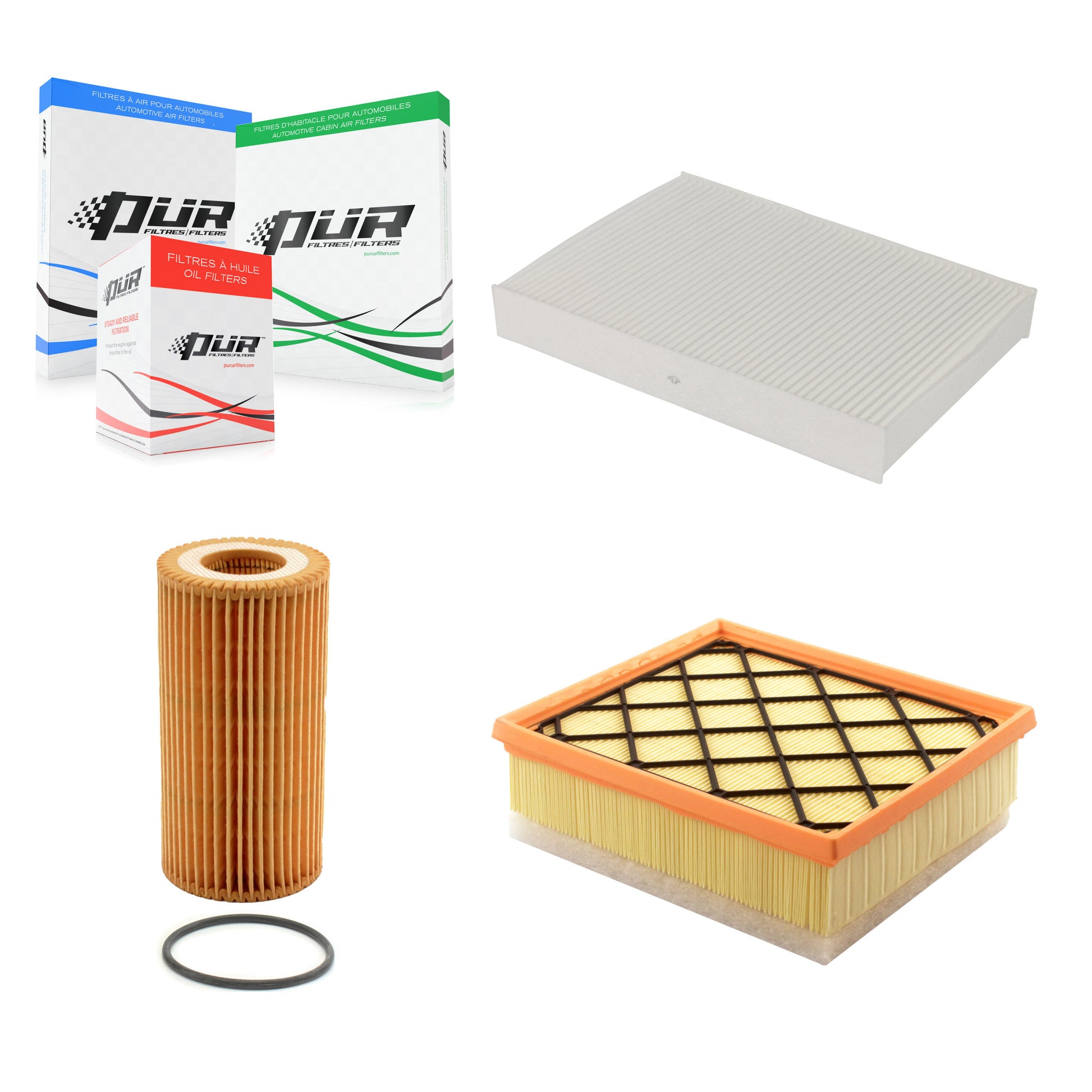 PUR KFM-100427 Cabin Air Filter for 2012-2016 Volvo S60 Cross Country, Volvo V60 Cross Country and More