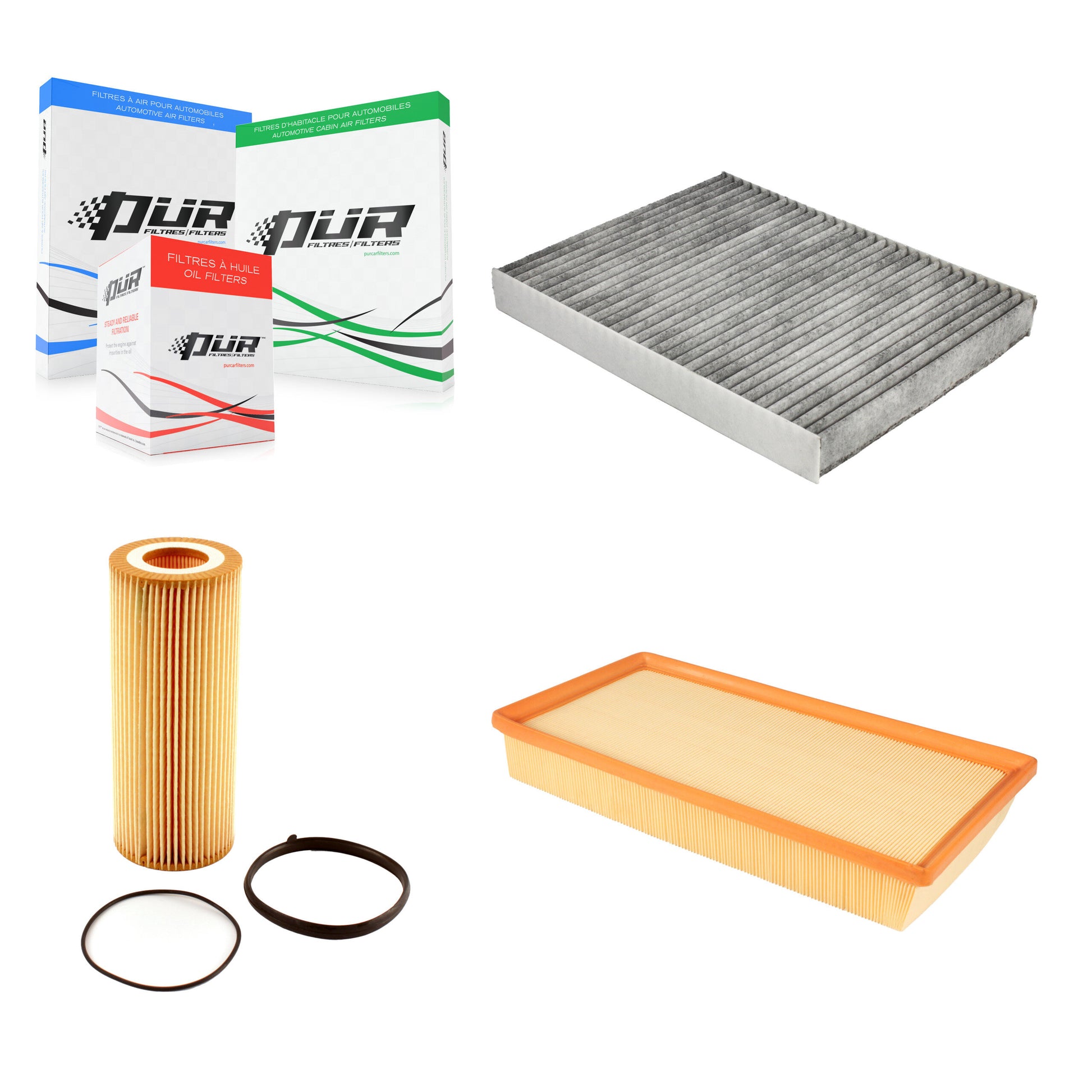 PUR KFM-100430 Cabin Air Filter for 2011-2018 Porsche Cayenne, Volkswagen Touareg, Audi Q7