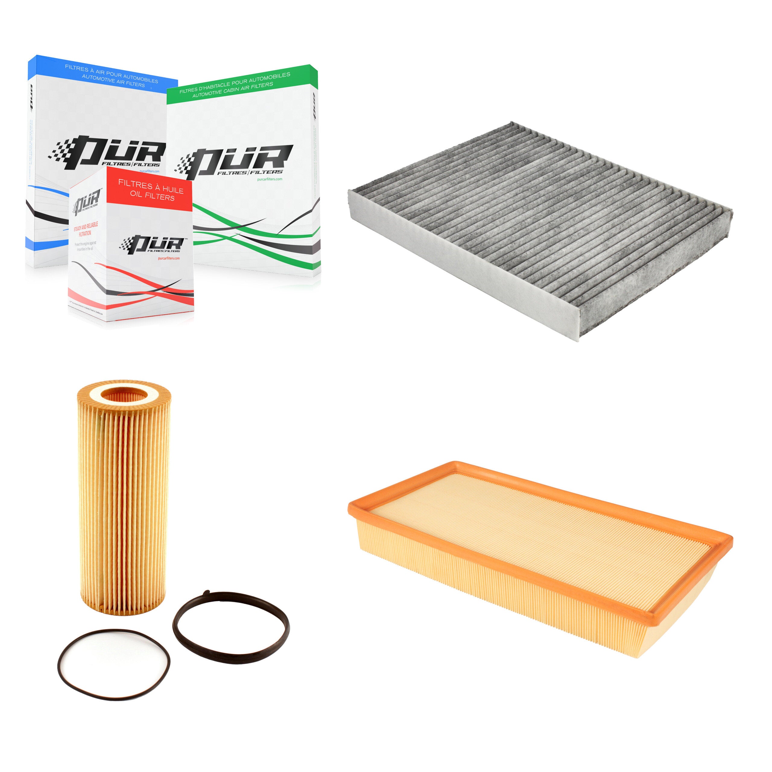 PUR KFM-100430 Cabin Air Filter for 2011-2018 Porsche Cayenne, Volkswagen Touareg, Audi Q7