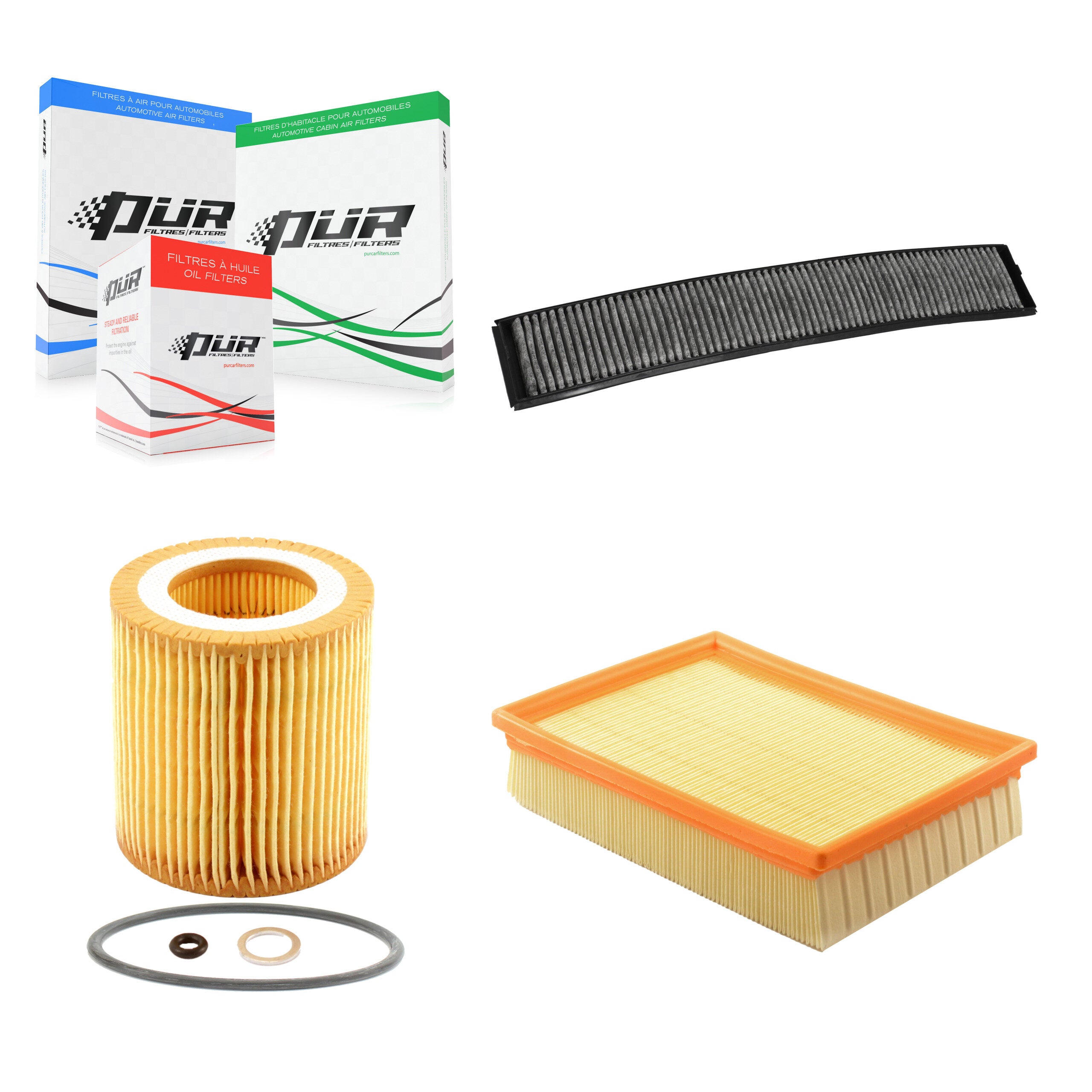 PUR KFM-100442 Cabin Air Filter for 2006 BMW 330Ci, BMW 330i