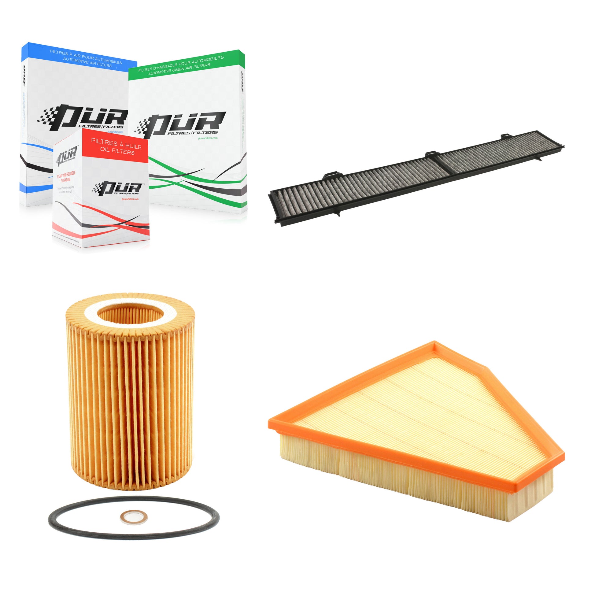 PUR KFM-100443 Cabin Air Filter for 2006 BMW 323i, BMW 325i and More