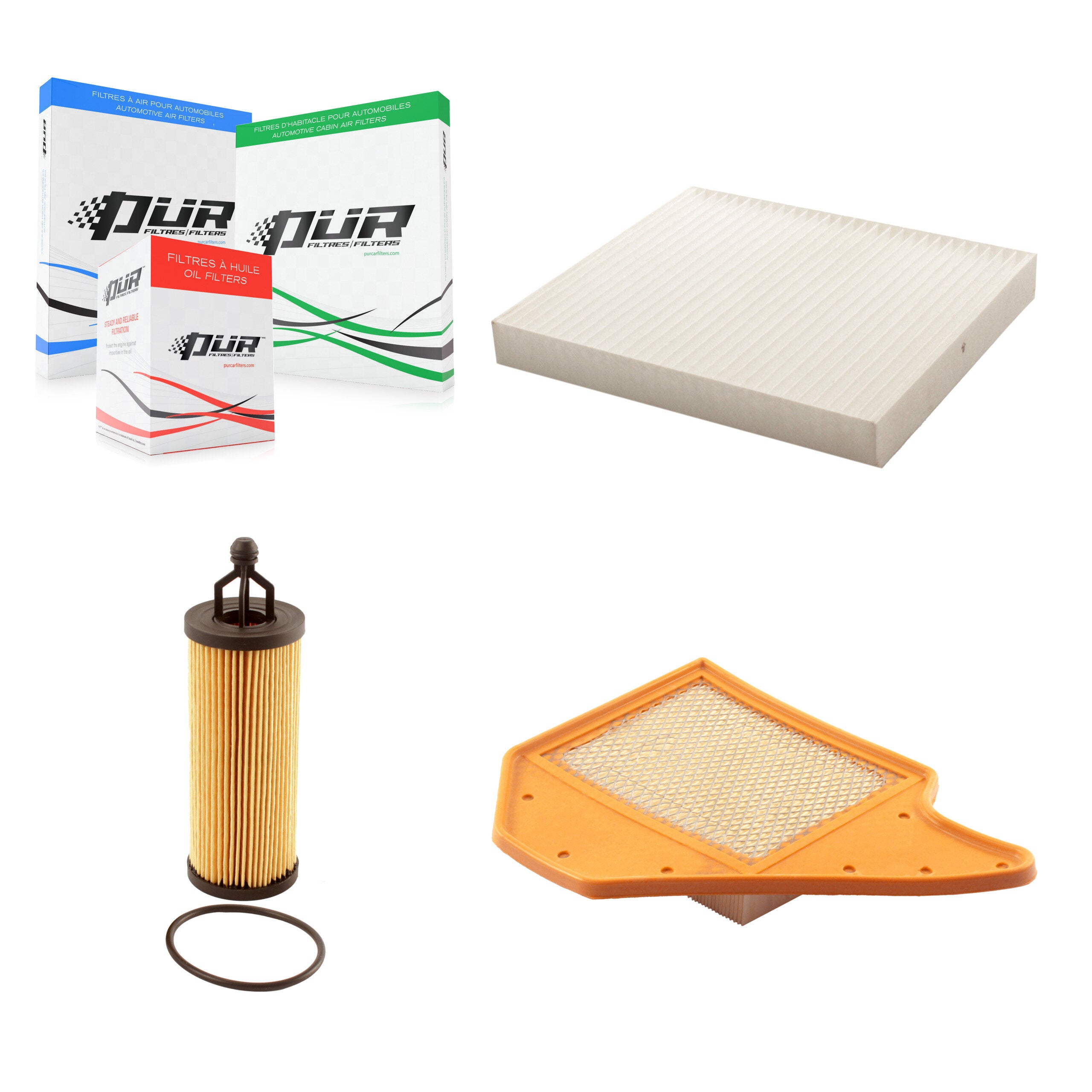 PUR KFM-100450 Cabin Air Filter for 2011-2020 Chrysler Town & Country, Dodge Grand Caravan and More