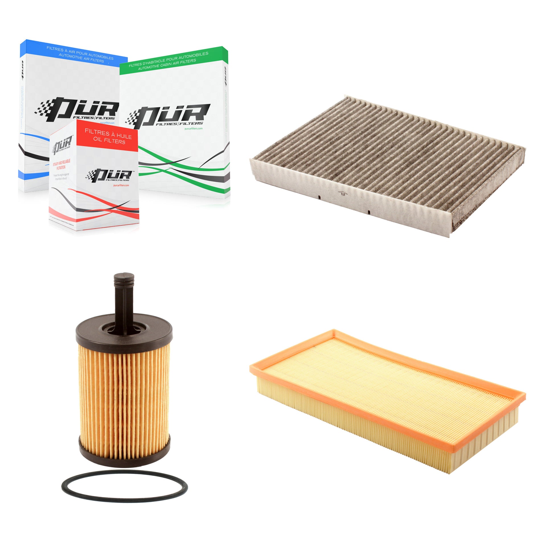 PUR KFM-100453 Cabin Air Filter for 2002-2006 Volkswagen Jetta, Audi TT Quattro and More
