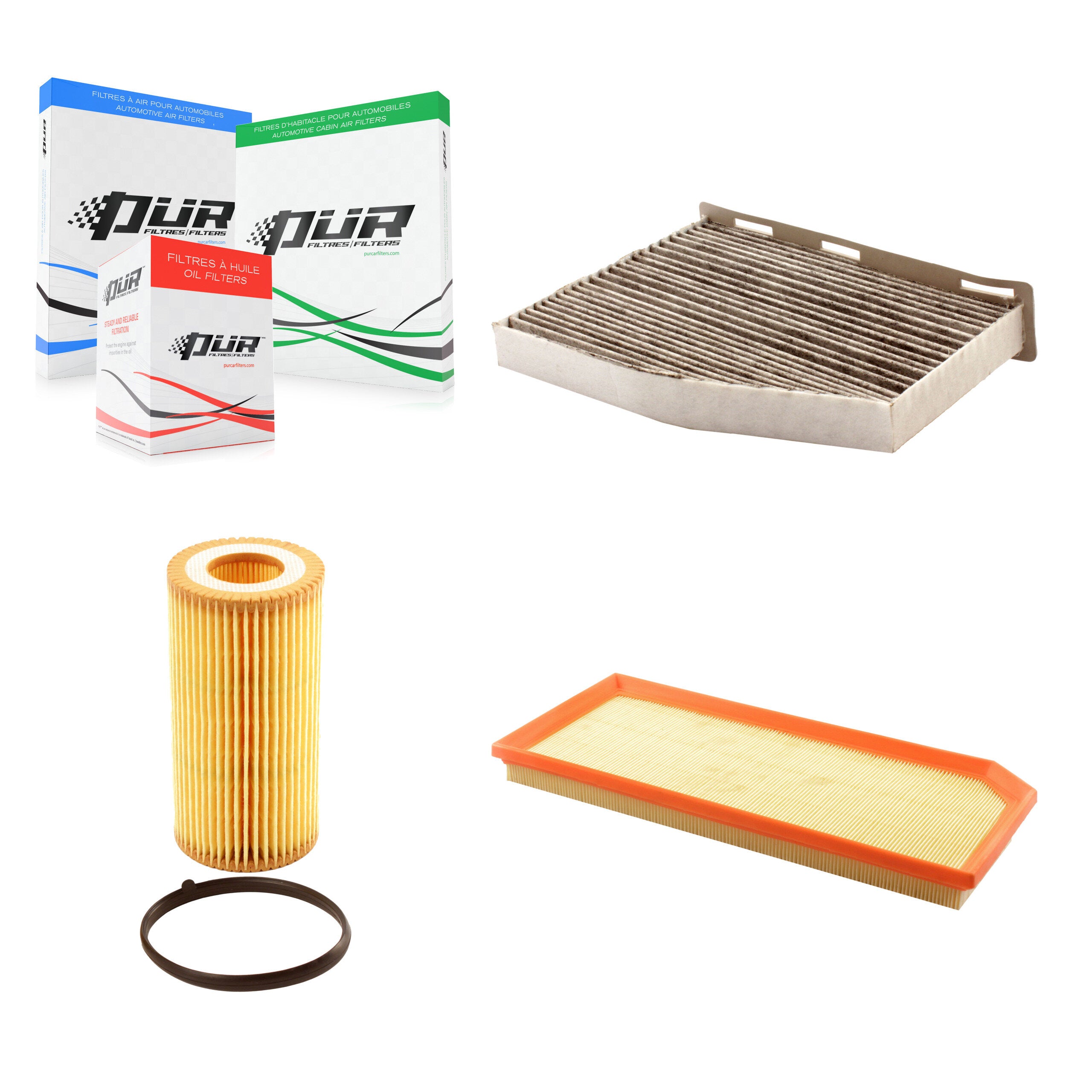 PUR KFM-100461 Cabin Air Filter for 2006-2013 Volkswagen Golf, Volkswagen Golf R and More