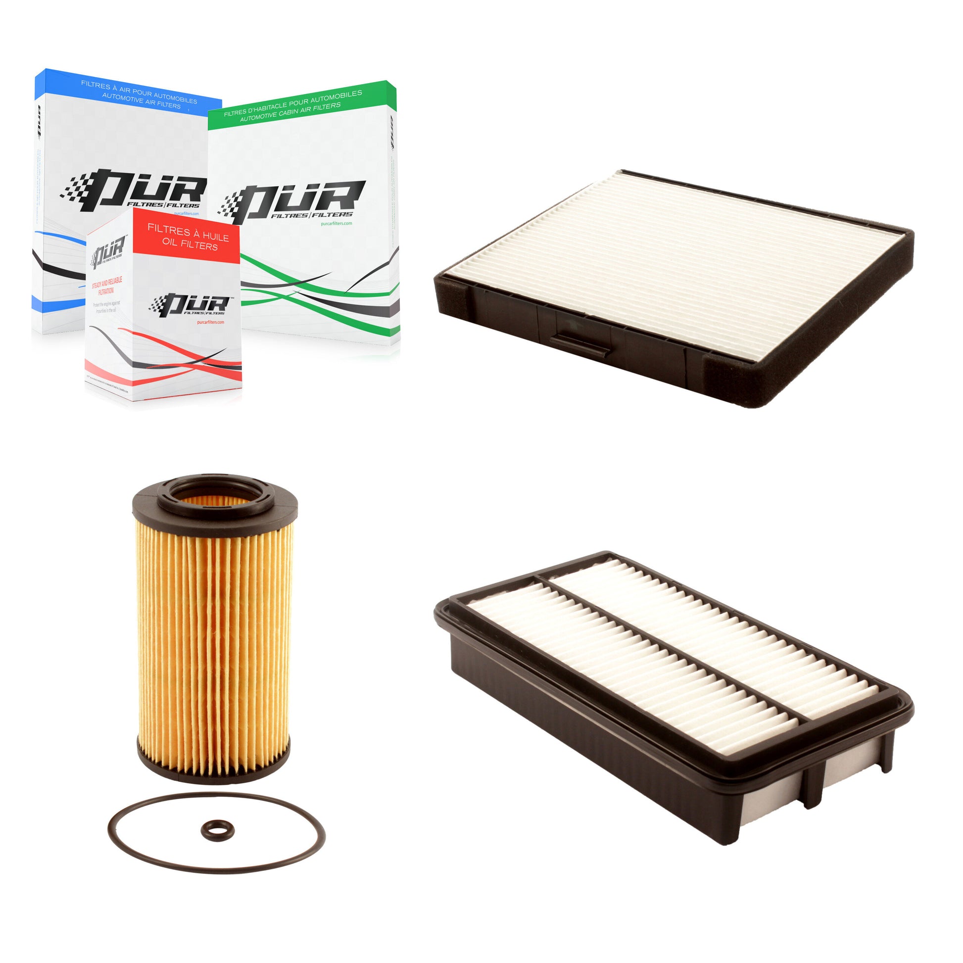 PUR KFM-100462 Cabin Air Filter for 2006-2010 Kia Sedona, Hyundai Entourage
