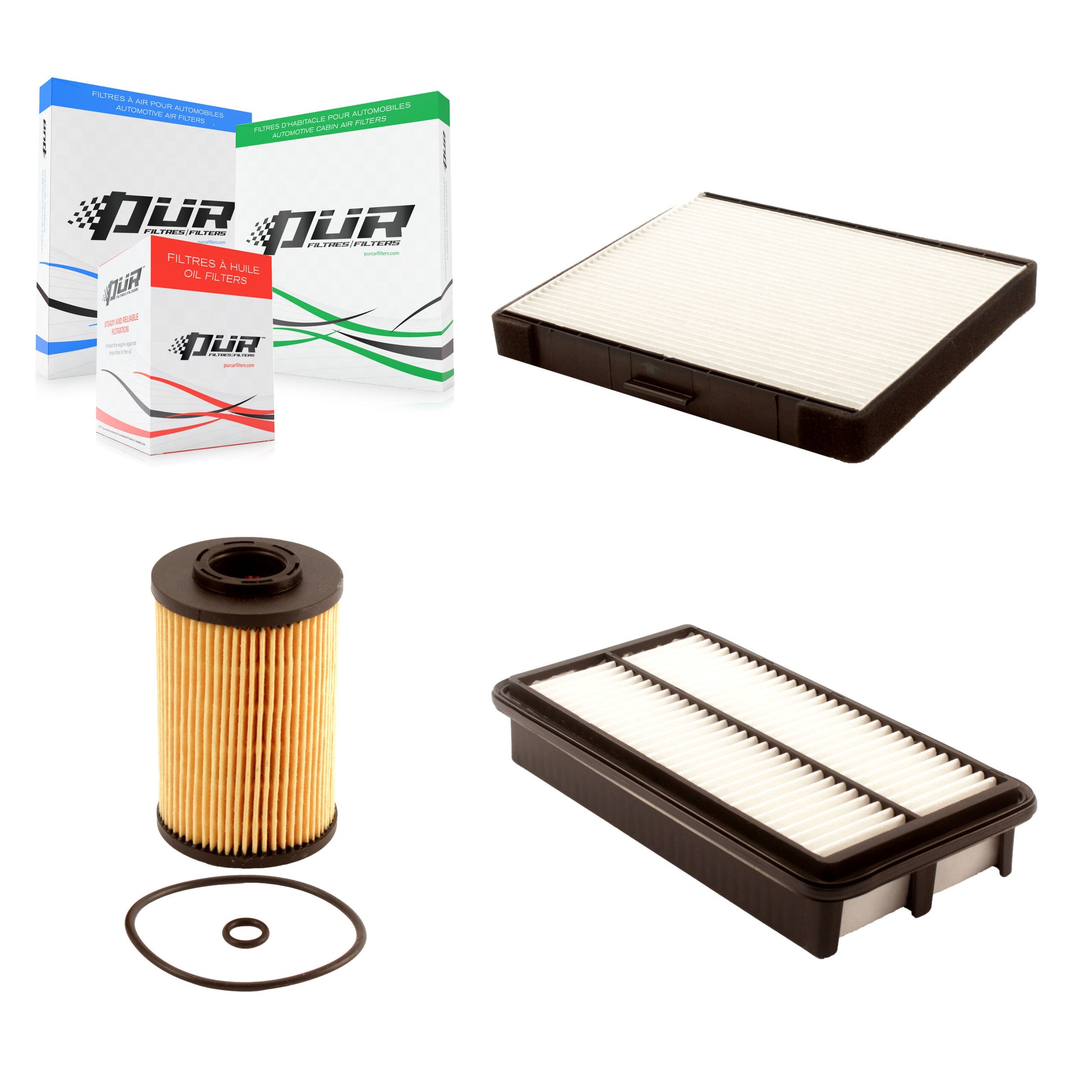 PUR KFM-100463 Cabin Air Filter for 2008-2010 Kia Sedona