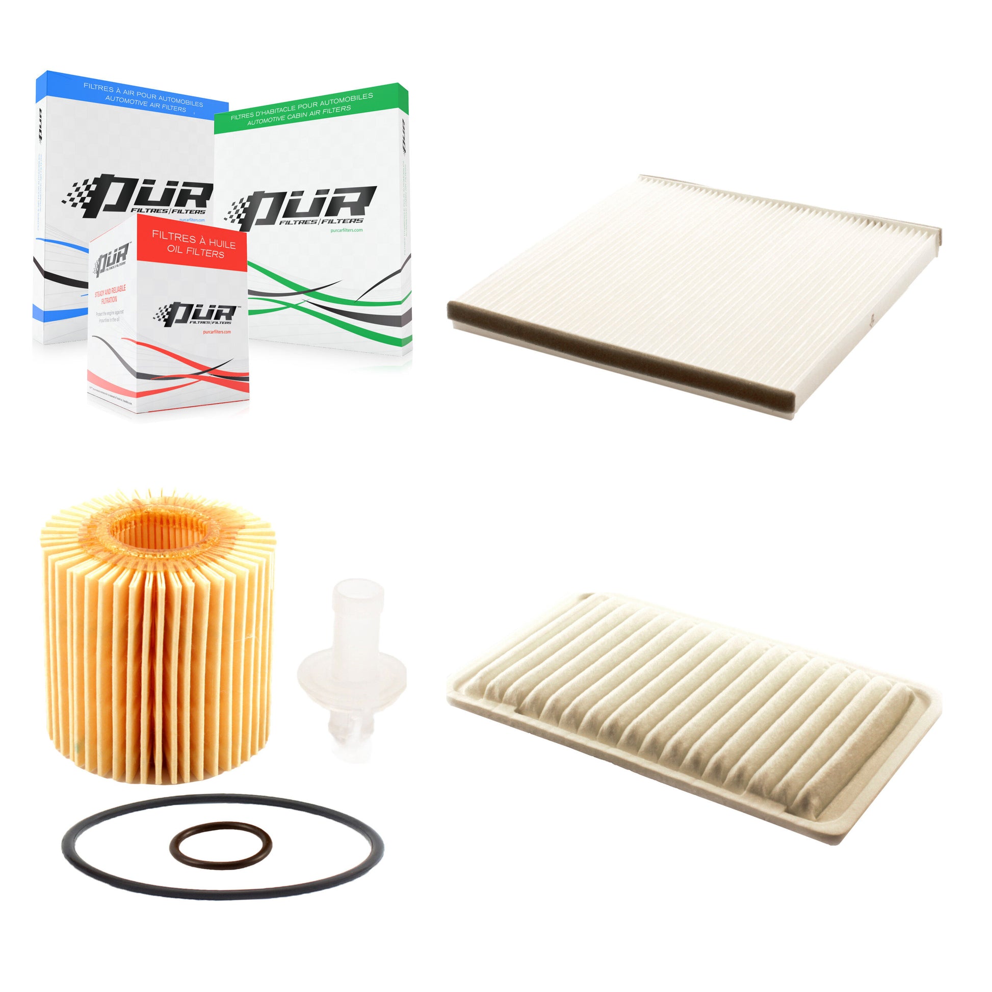 PUR KFM-100473 Cabin Air Filter for 2007-2010 Toyota Sienna, Lexus RX350