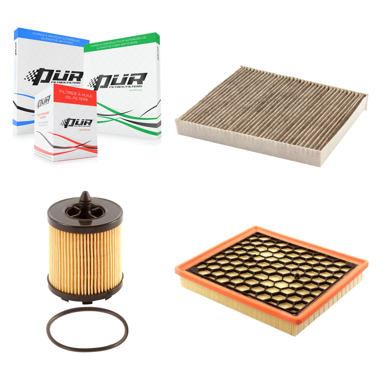 PUR KFM-100475 Cabin Air Filter for 2014-2017 Buick Regal, Chevrolet Impala