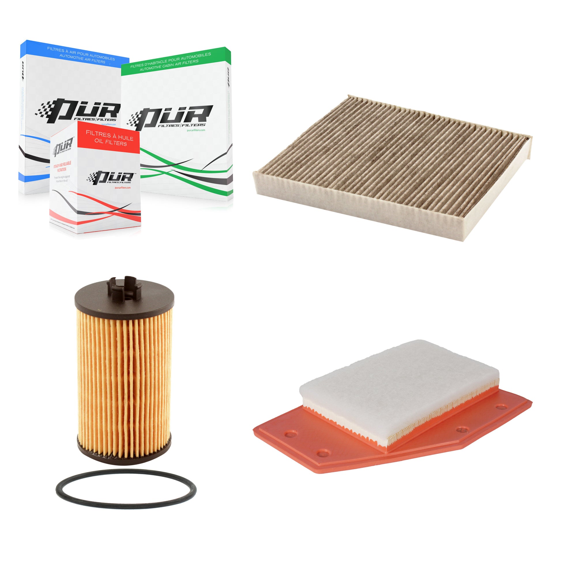 PUR KFM-100480 Cabin Air Filter for 2016-2019 Chevrolet Malibu