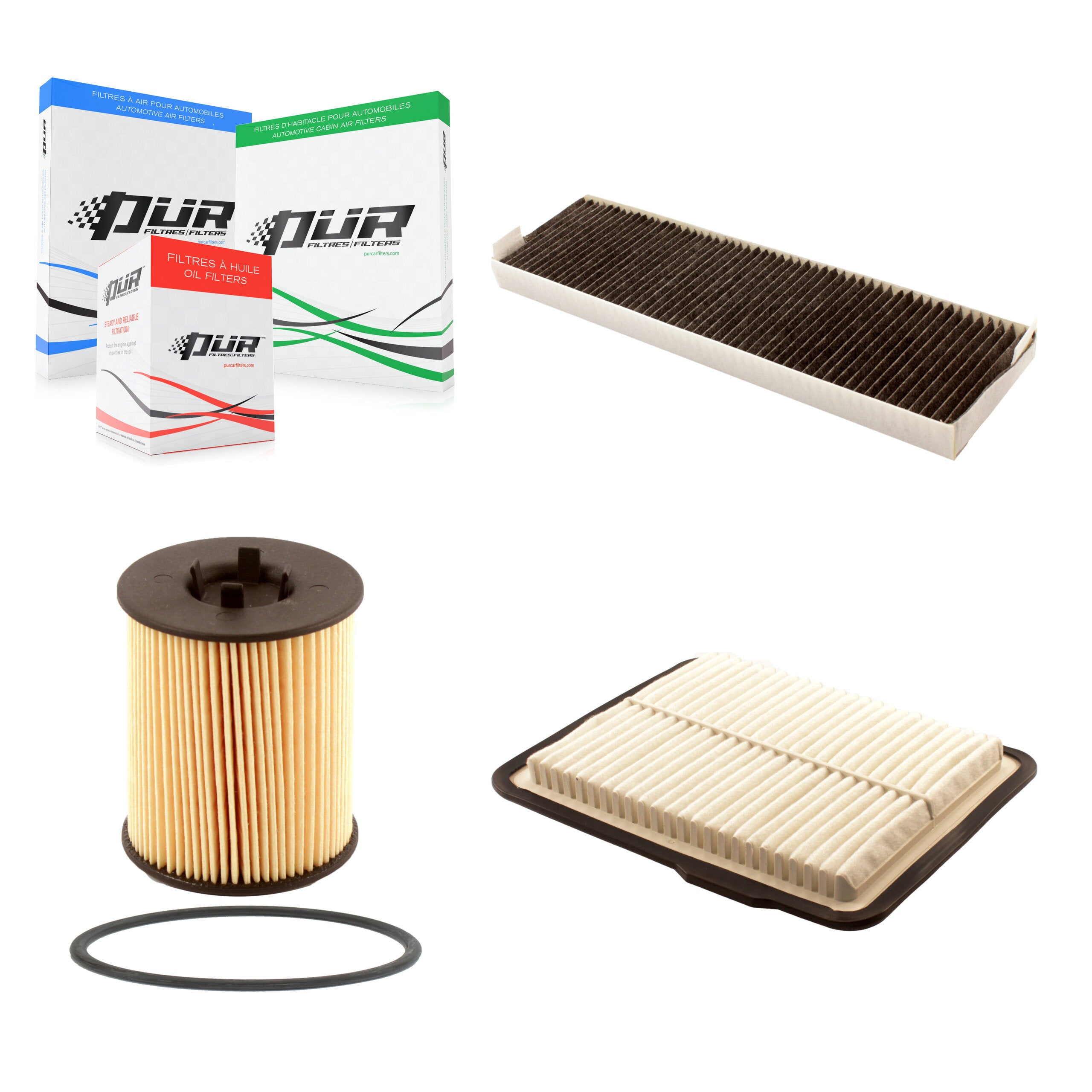 PUR KFM-100490 Cabin Air Filter for 2002-2003 Saturn Vue