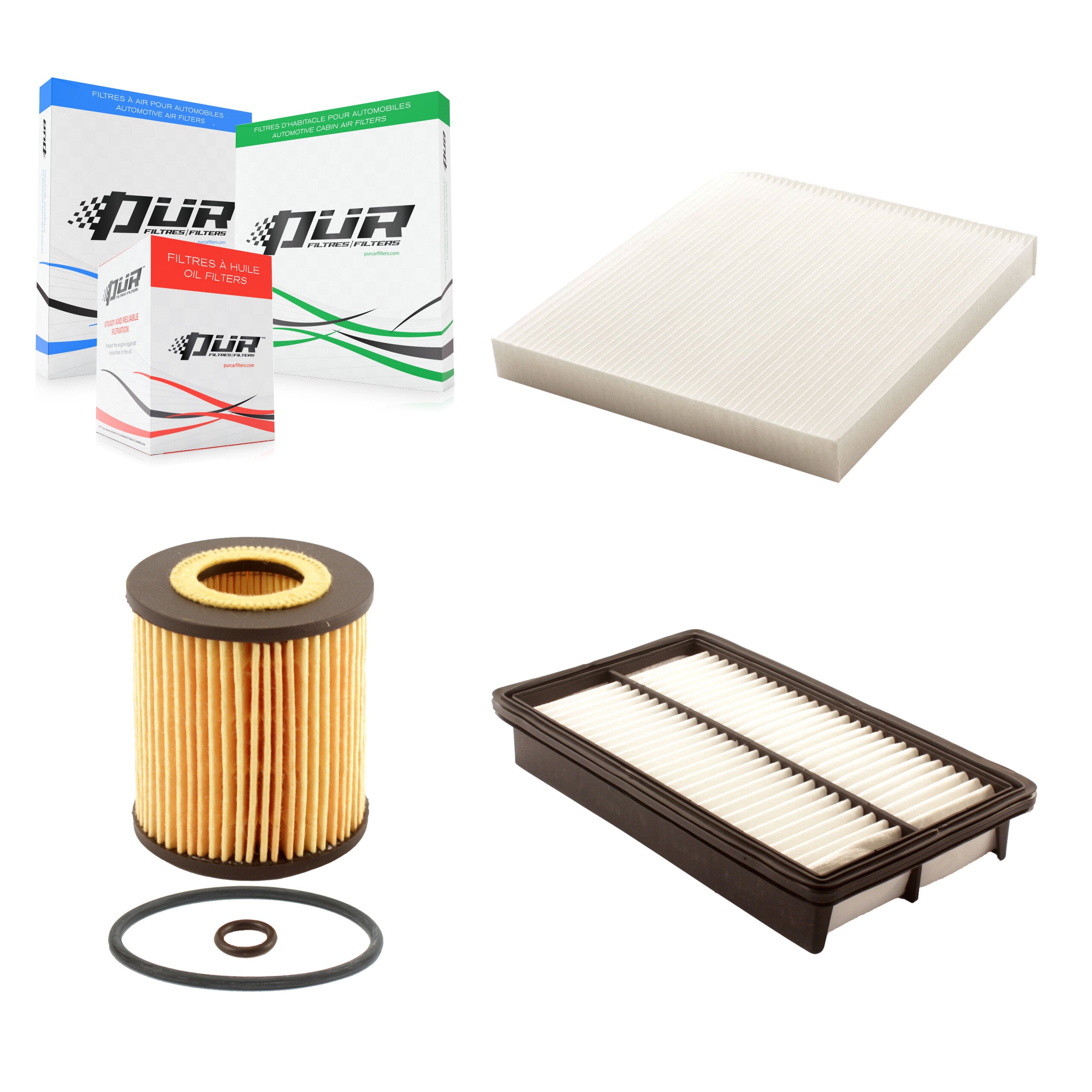 PUR KFM-100492 Cabin Air Filter for 2006-2012 Mazda CX-7, Mazda 6