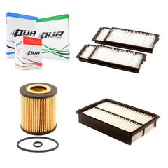 PUR KFM-100493 Cabin Air Filter for 2004-2010 Mazda 5, Mazda 3