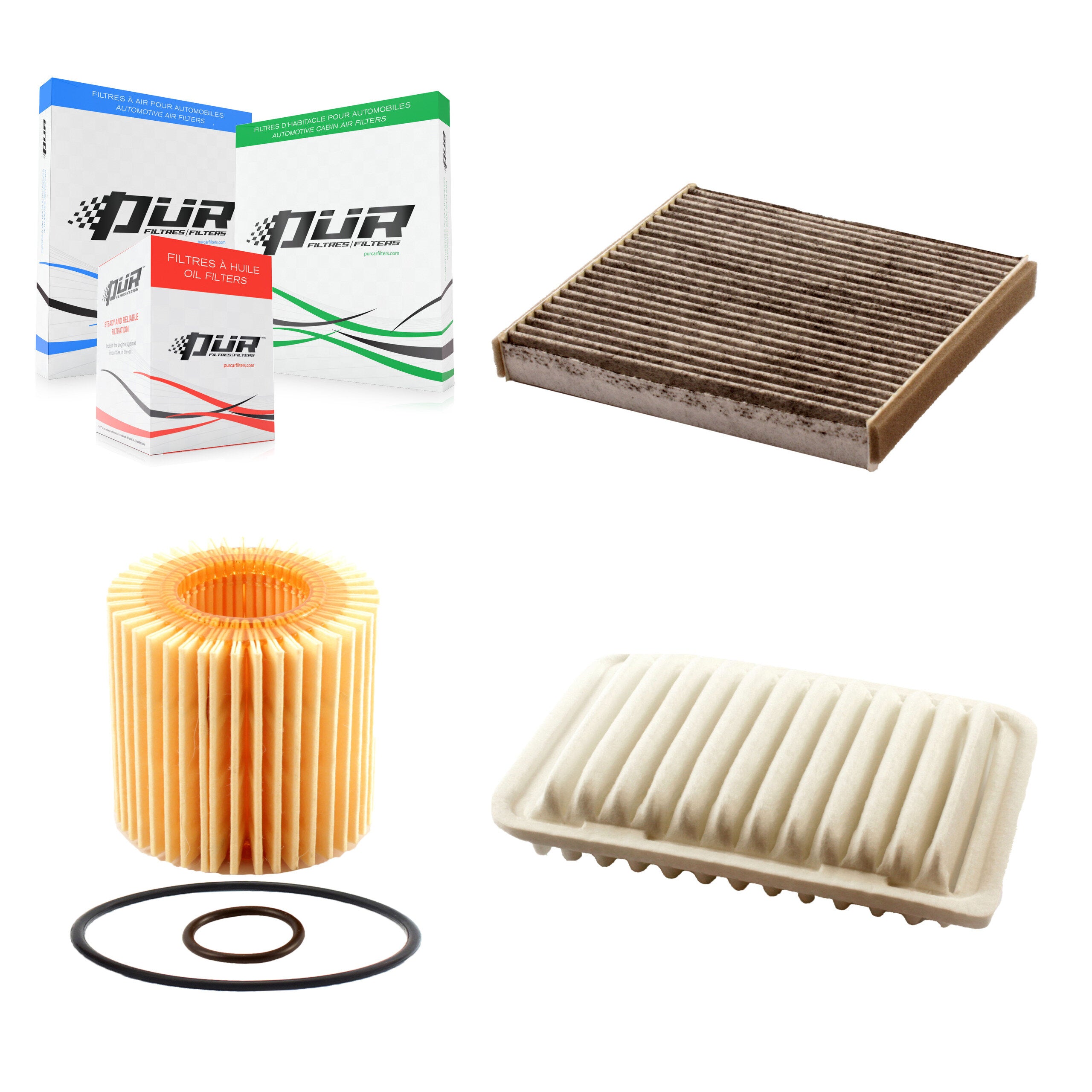 PUR KFM-100512 Cabin Air Filter for 2008-2018 Toyota Corolla iM, Scion iM and More